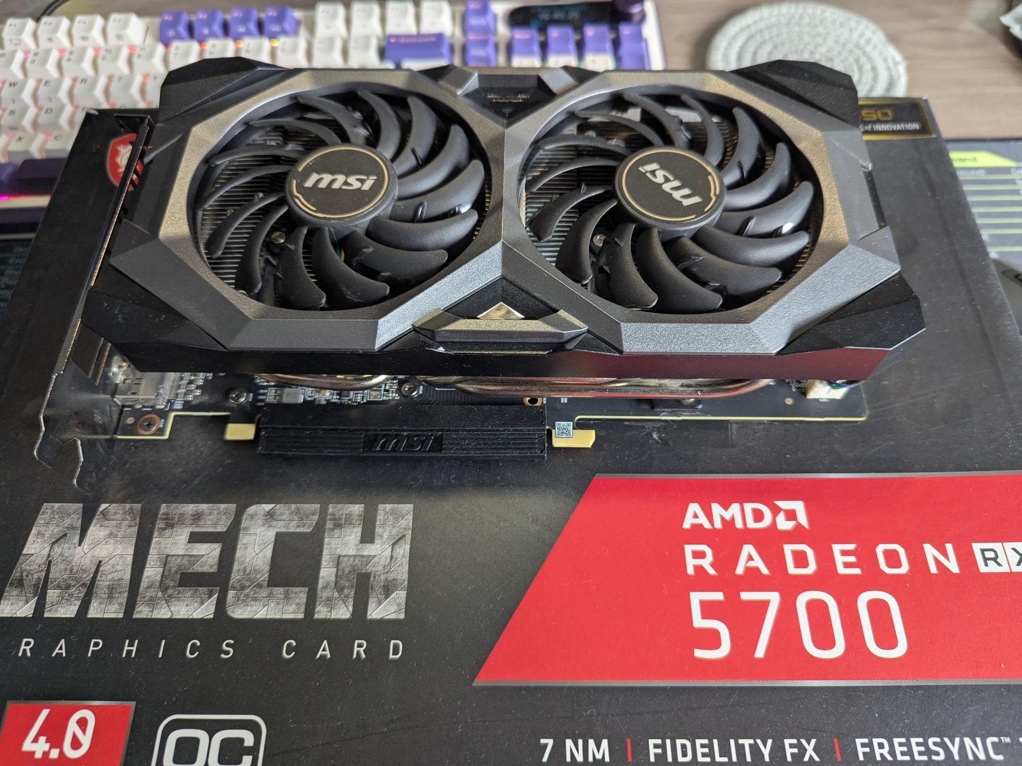 MSI AMD Radeon RX 5700 Mech OC Edition Graphics Card