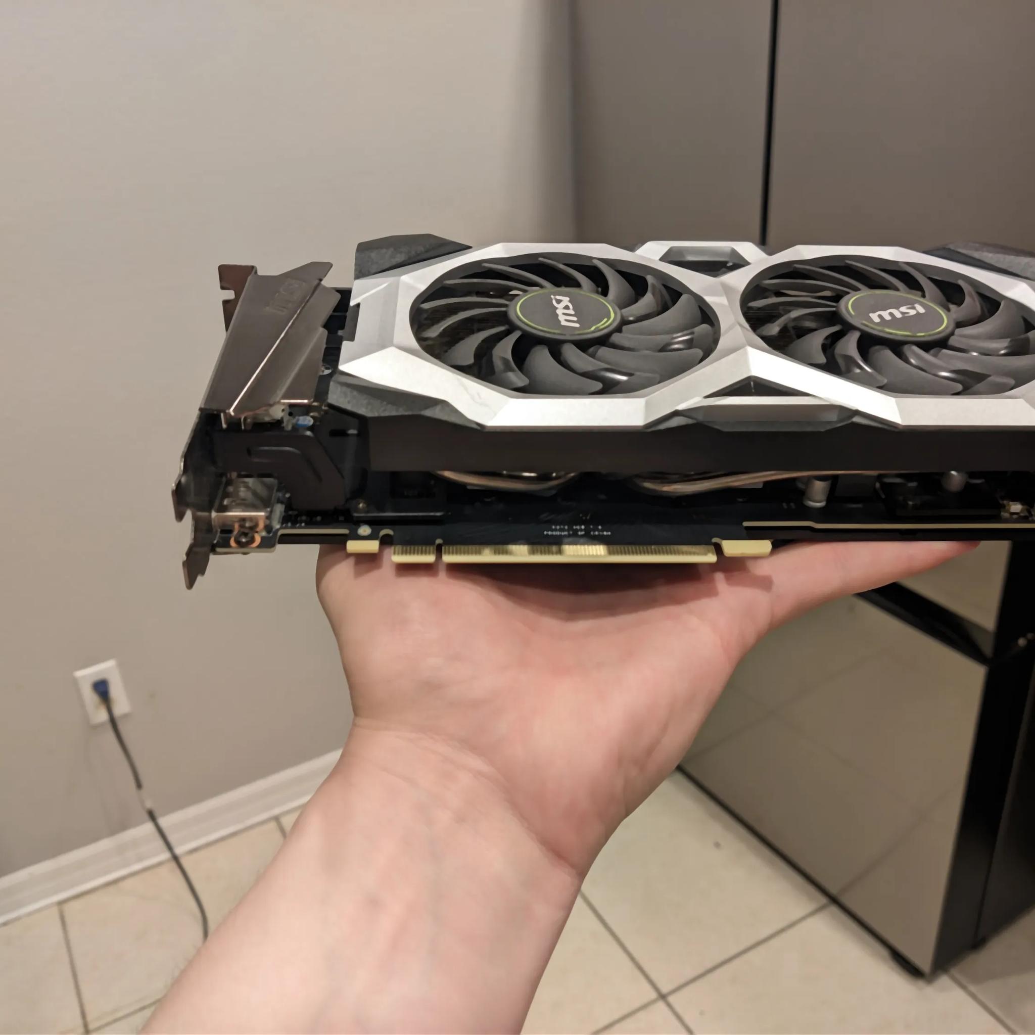 Msi dual fan Nvidia 2070S excellent condition