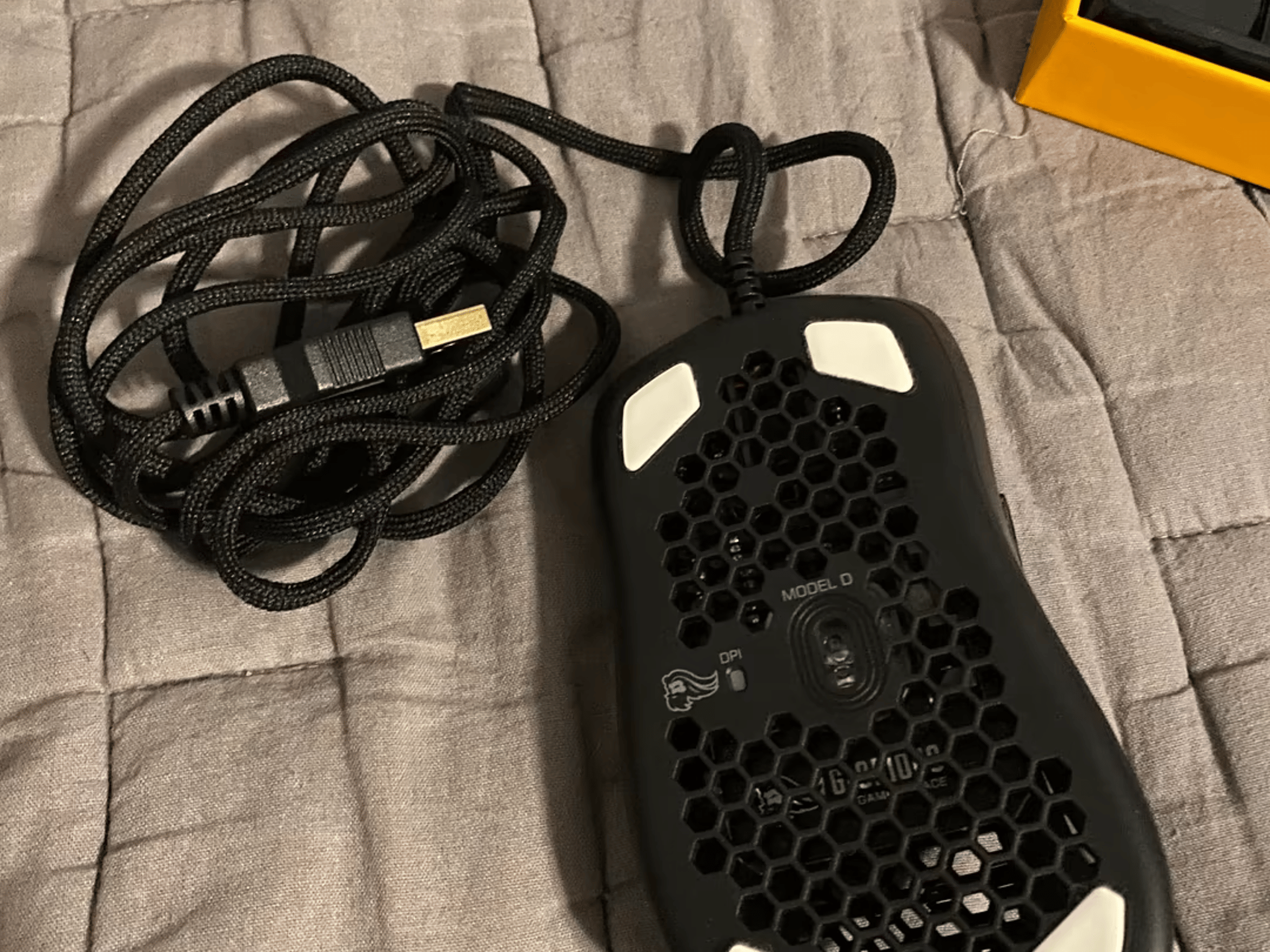 Glorious Model D Wired Mouse w/ Original Contents and Stickers