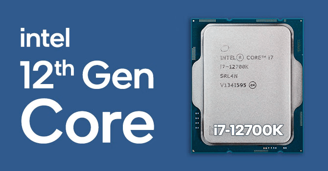 Intel Core i7-12700k LGA1700 with Cooler