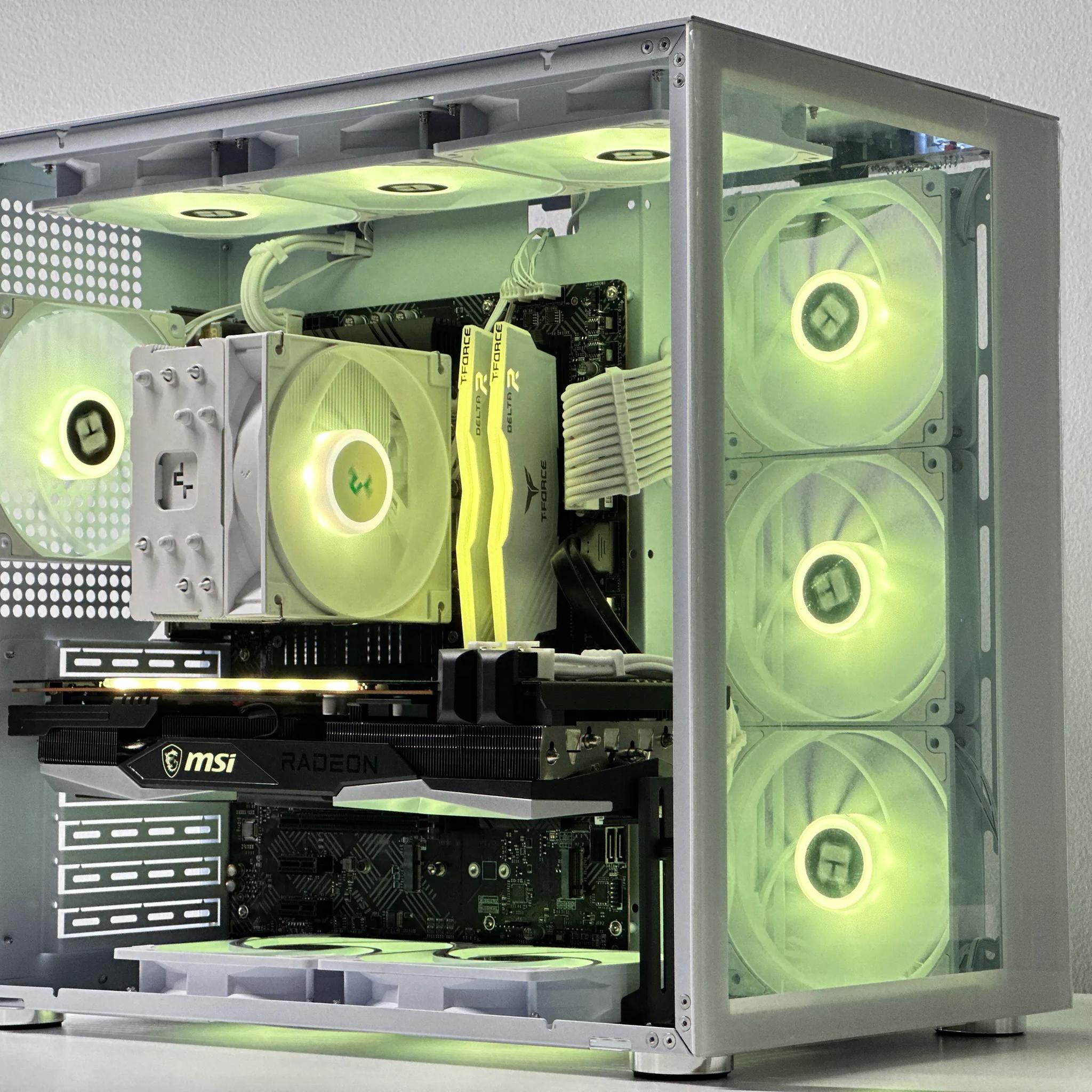 1440p-4K👑 Gaming PC🚀AMD RX 6800 16GB GDRR6⚡Intel 12600K 10-Core⚡32GB DDR4⚡1TB NVME
