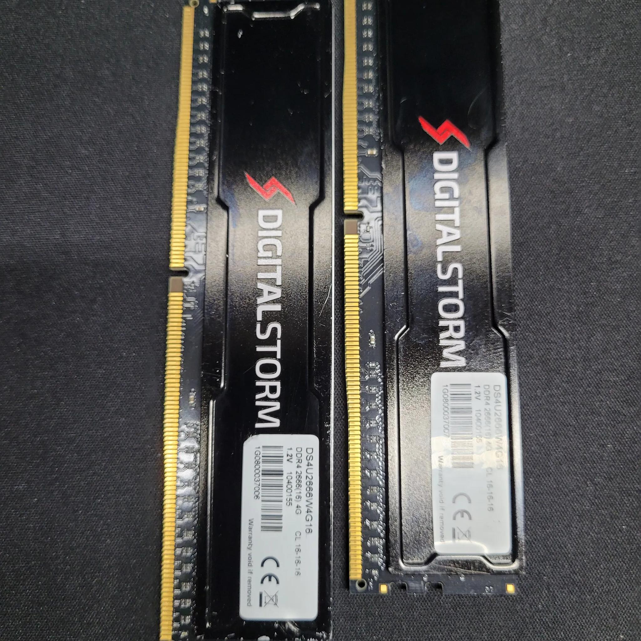 Digital Storm 2x4gb DDR4