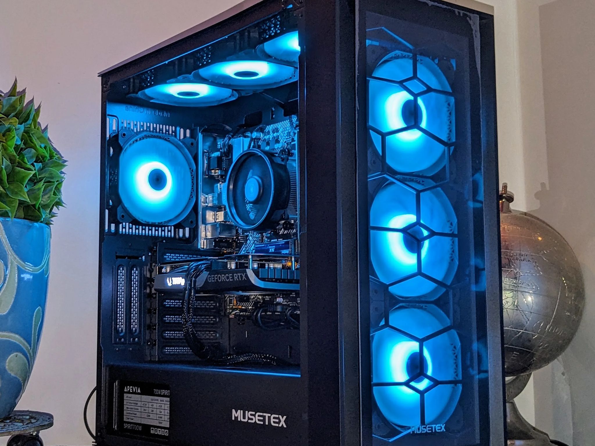 🔥⚫️DeNt SALE⚫️| RTX 4060| Ryzen 5| 32GB DDR4 RAM| 1TB NVMe| Windows 11 Pro