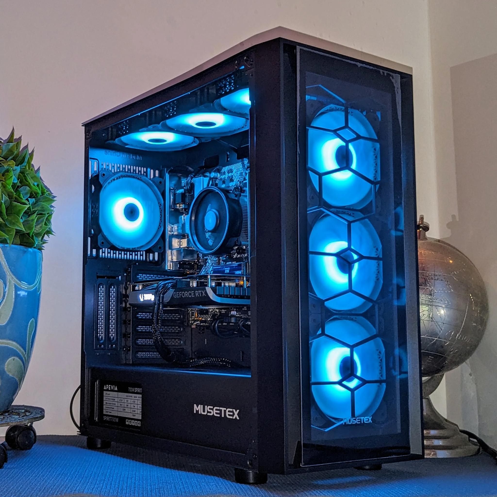 🔥⚫️DeNt SALE⚫️| RTX 4060| Ryzen 5| 32GB DDR4 RAM| 1TB NVMe| Windows 11 Pro