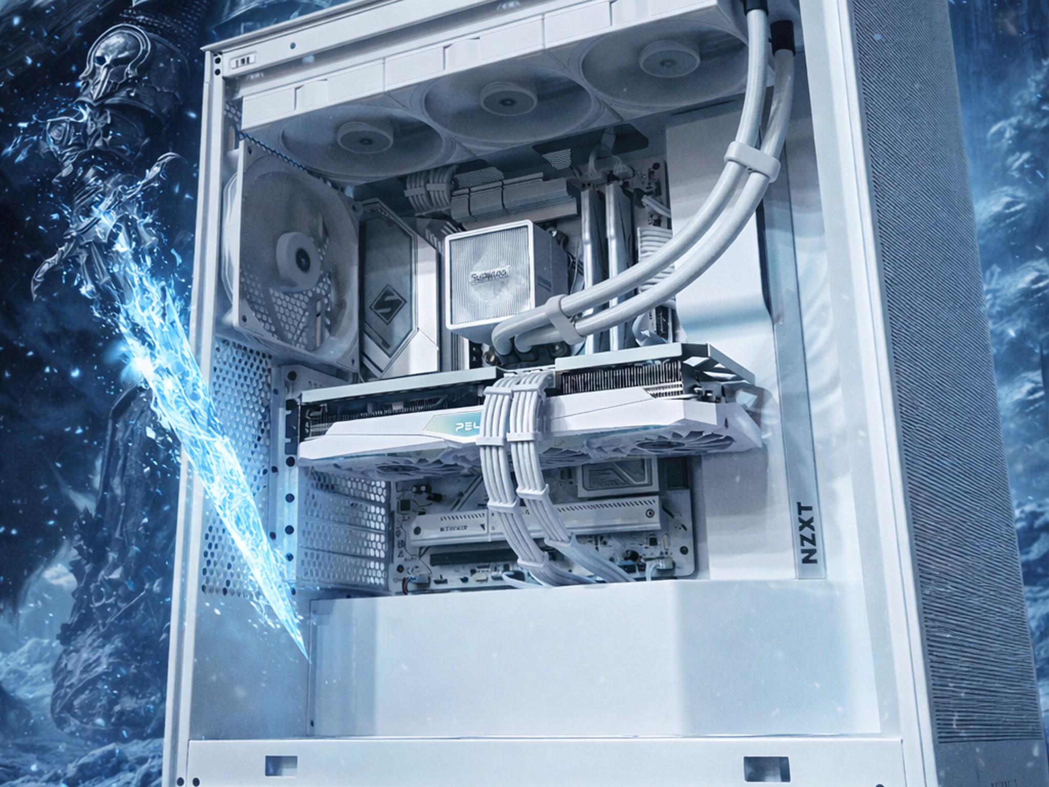 Frost Knight!❄️⚔️ 3080 Ti 12GB | 7600X3D | 32GB DDR5 | 1TB Gen4 NVMe