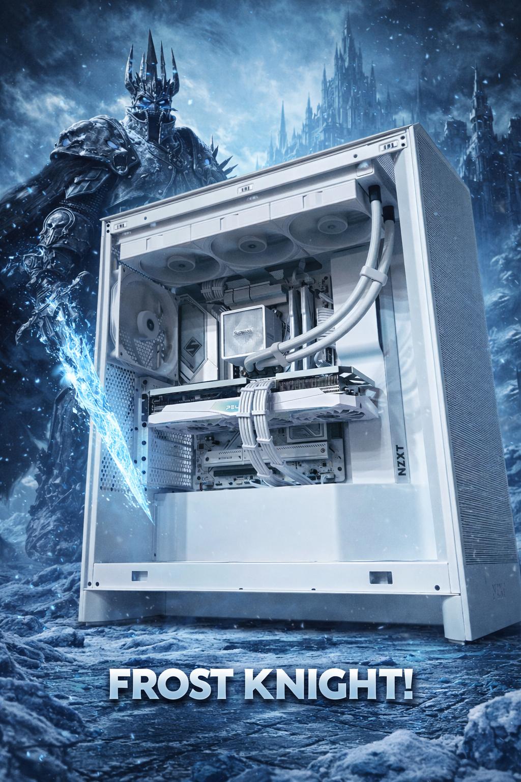 Frost Knight!❄️⚔️ 3080 Ti 12GB | 7600X3D | 32GB DDR5 | 1TB Gen4 NVMe