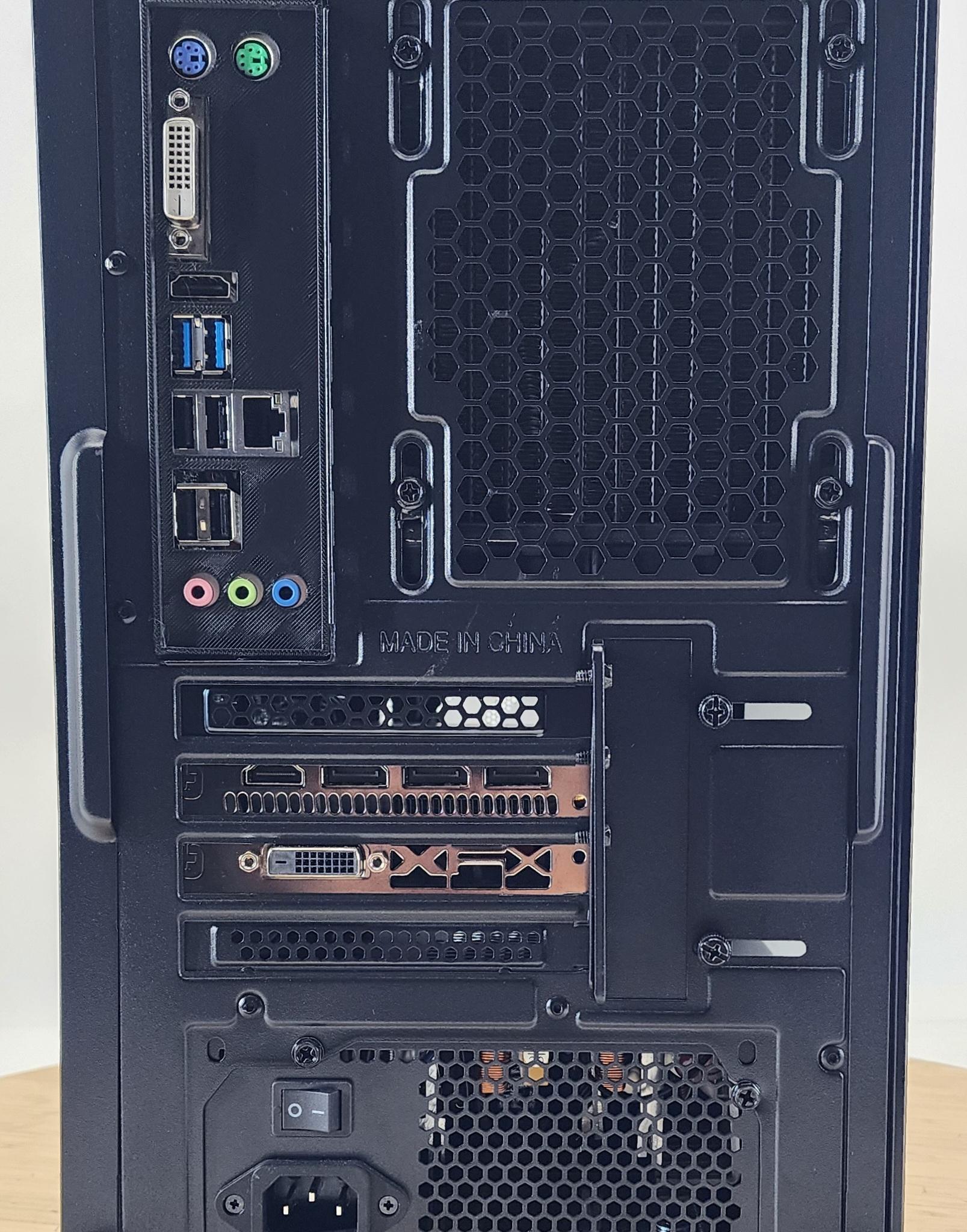 Gaming PC i5-7500 16GB RAM 128GB SSD + 1TB HDD RX 580 8GB Windows 11 Computer