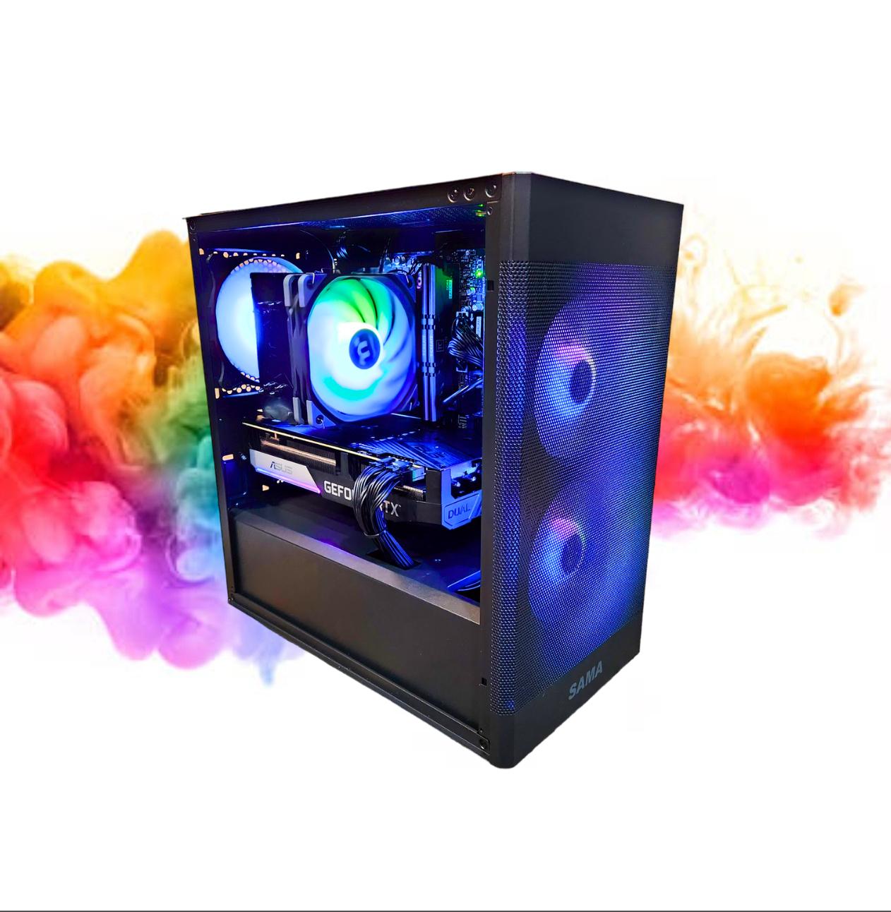 CLEARANCE: RX 580 8GB + Ryzen 5 + 512GB SSD + 16GBs RAM + 3 RGB Fans ( Black RGB Gaming PC )