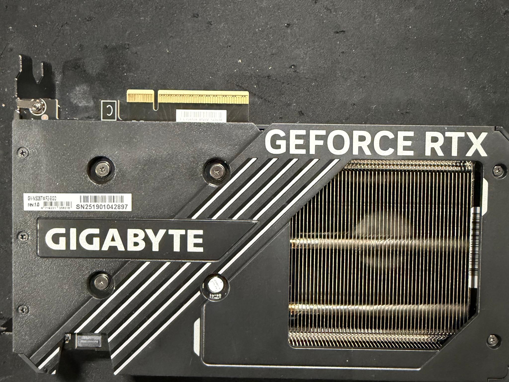 Gigabyte 5060 TI 8GB Windforce