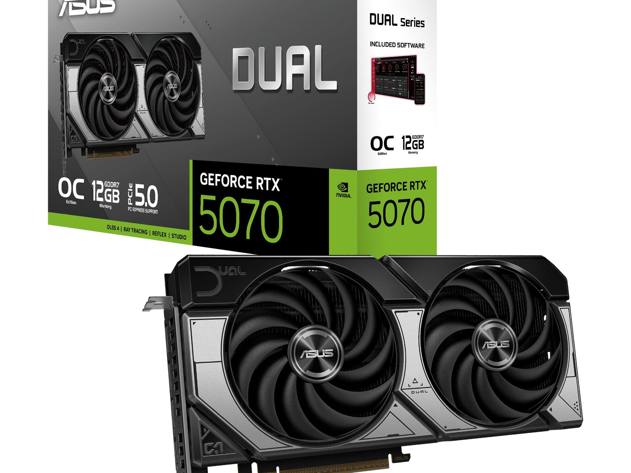 ASUS Dual GeForce RTX 5070 12GB GDDR7 — New — Tested — Warranty