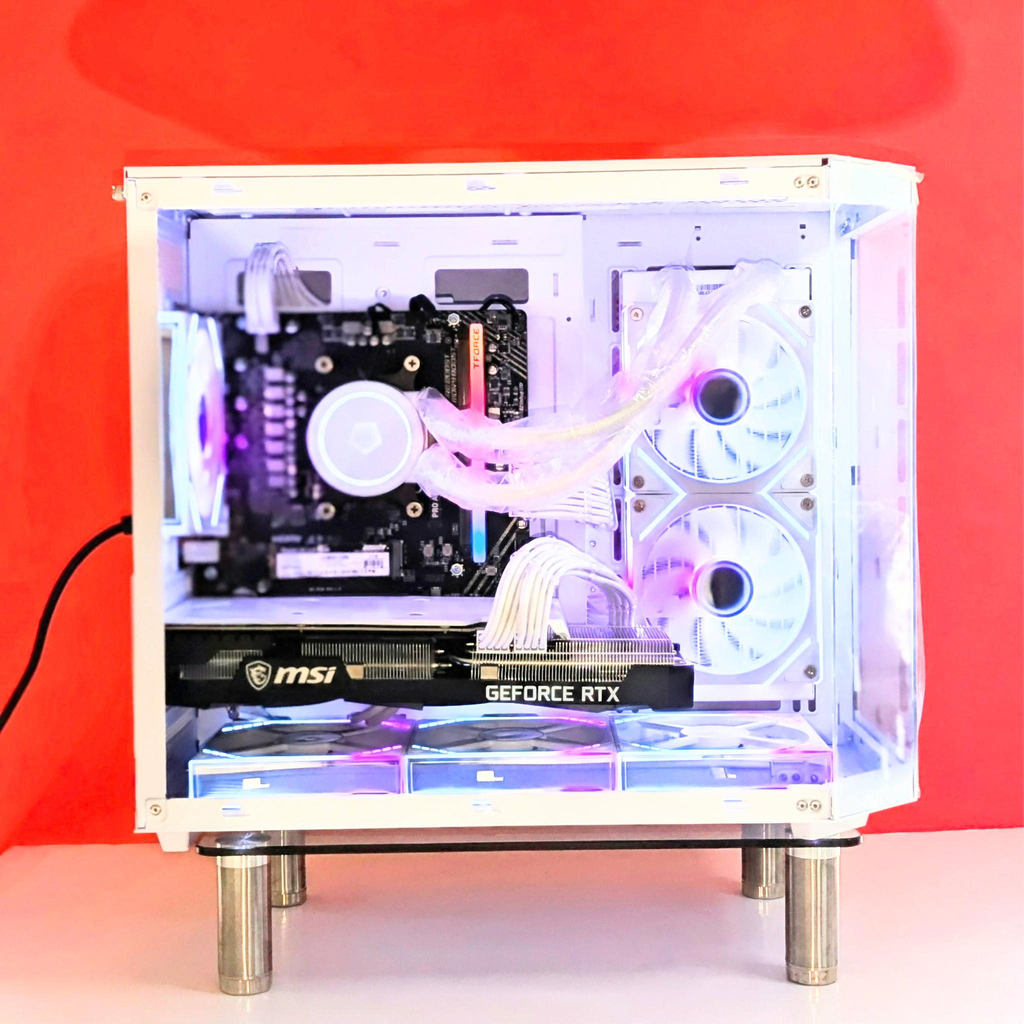 Liquid-Cooled💦🧊Gaming Beast⚪Ryzen 5 7600⚪RTX 3070⚪32GB DDR5⚪⚫1.5TB NVMe SSD⚪ Wi-Fi⚪Windows 11 Pro✅