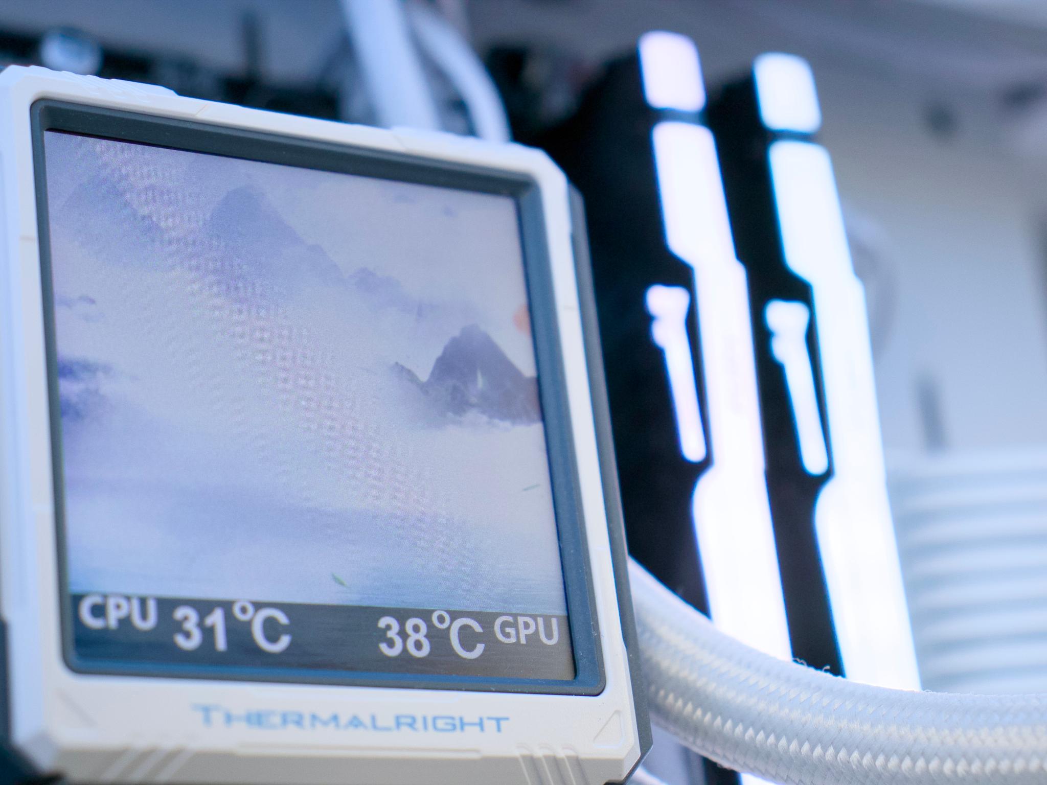 ☁️ Clean White PC | RTX 5070 12GB, Ryzen 5 7600X, 32GB DDR5, 1TB NVMe, LCD AIO | Gaming PC ☁️