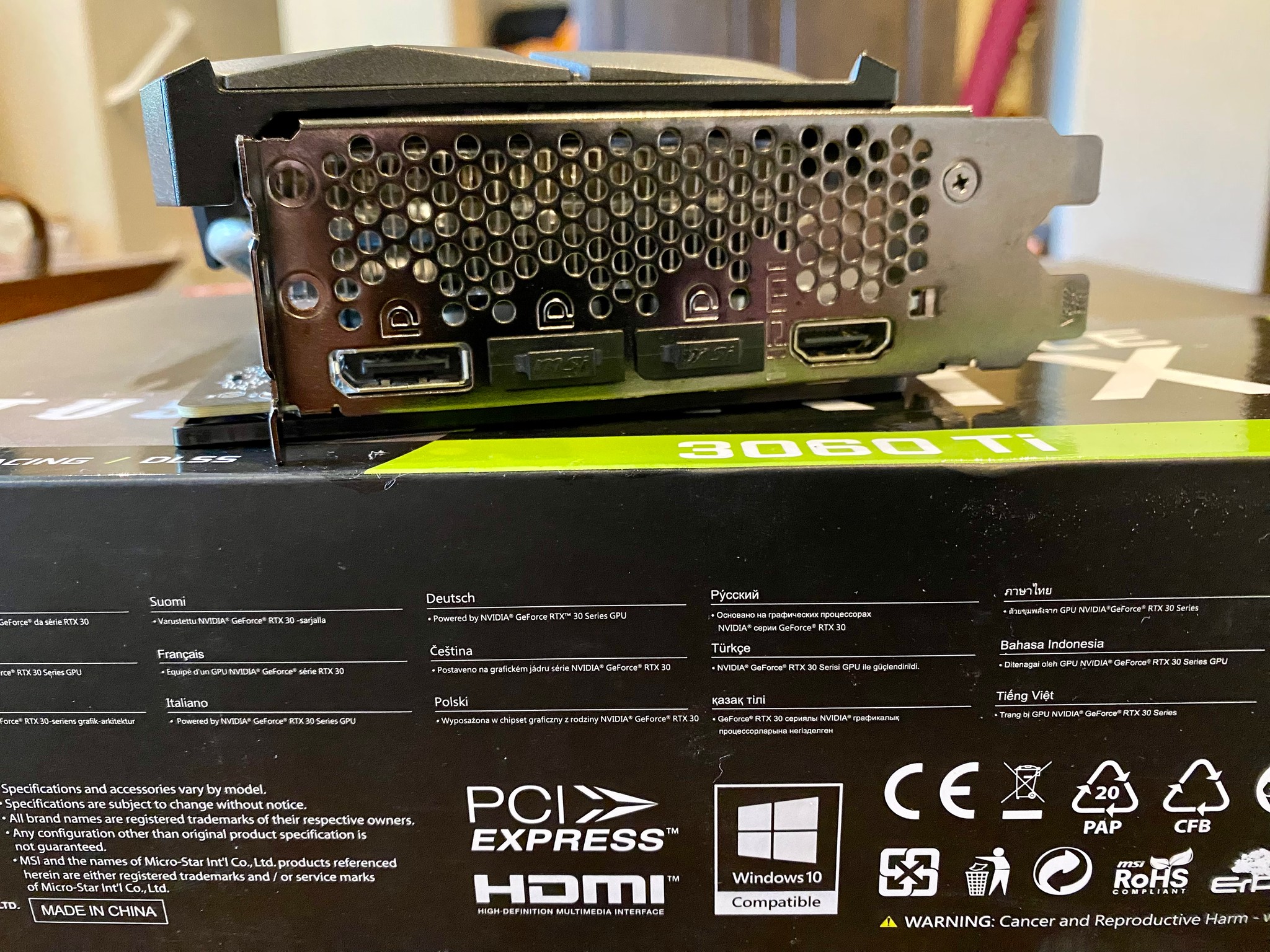 MSI RTX 3060 Ti - VENTUS 2X