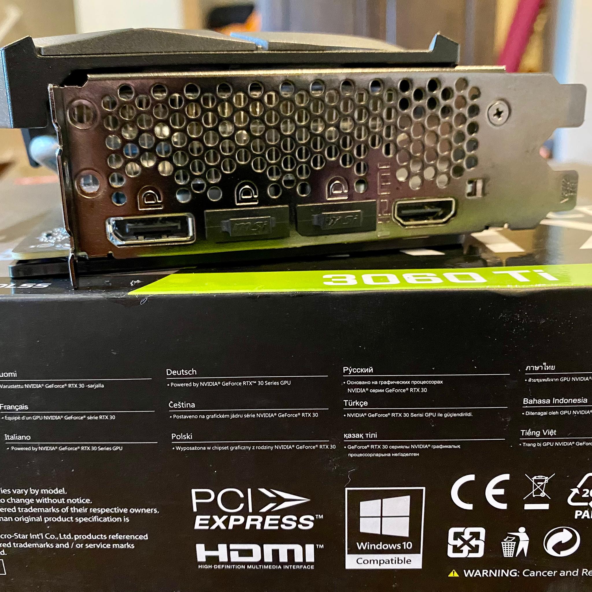 MSI RTX 3060 Ti - VENTUS 2X