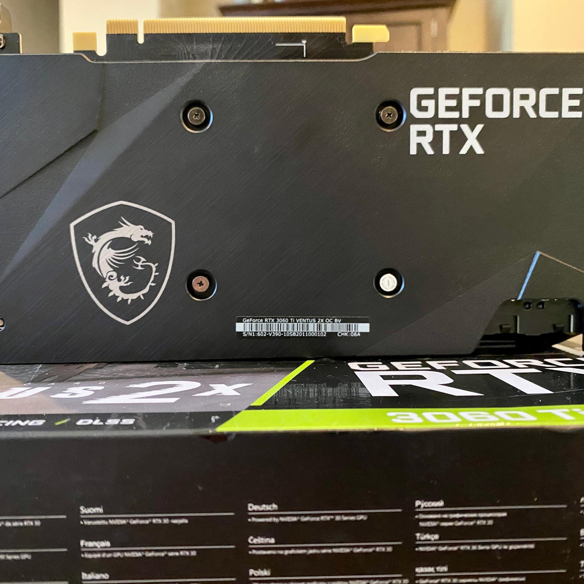 MSI RTX 3060 Ti - VENTUS 2X
