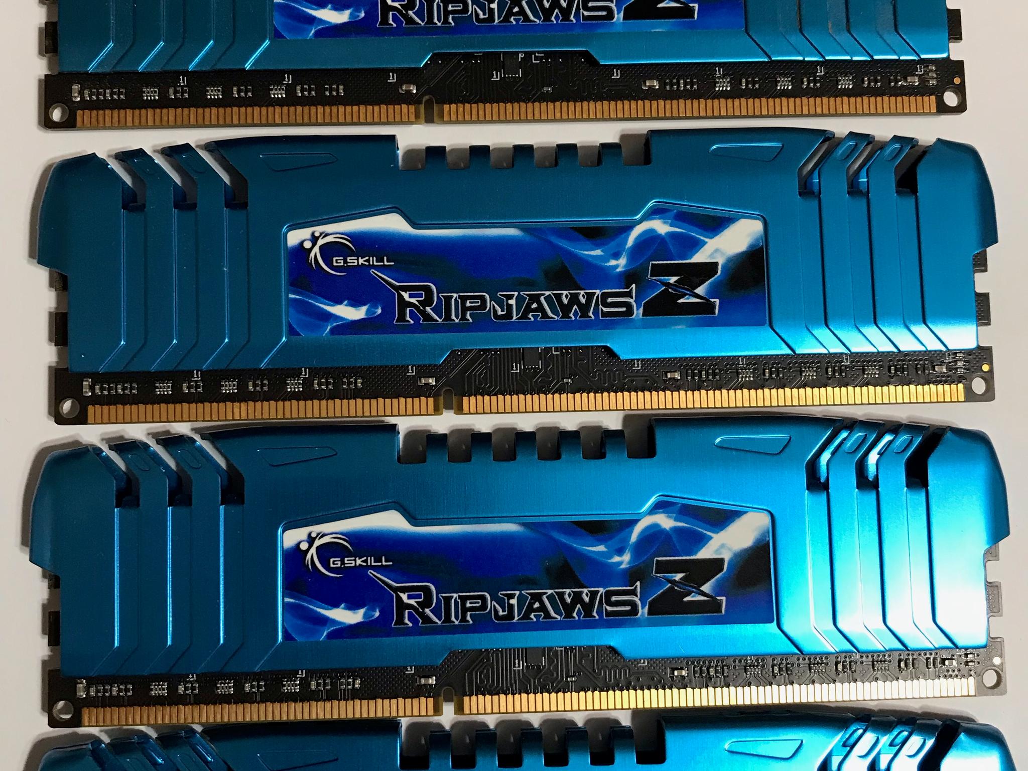 G.Skill RipJawsZ 32GB **DDR3** Quad Stick Kit. (8GBx4)