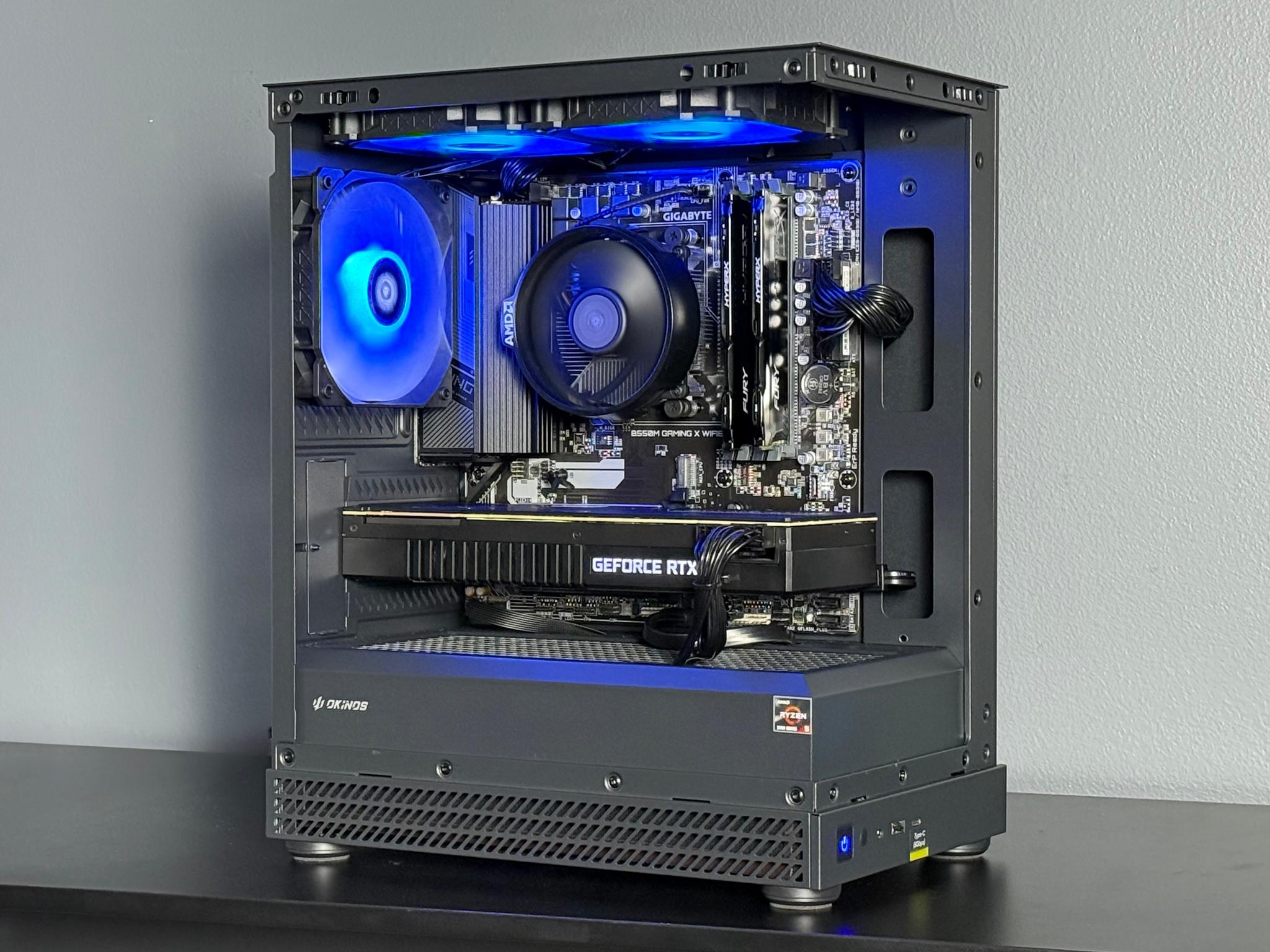 Aqua Gaming PC - Ryzen 5 5500, RTX 2080, 16GB RAM, 512GB SSD