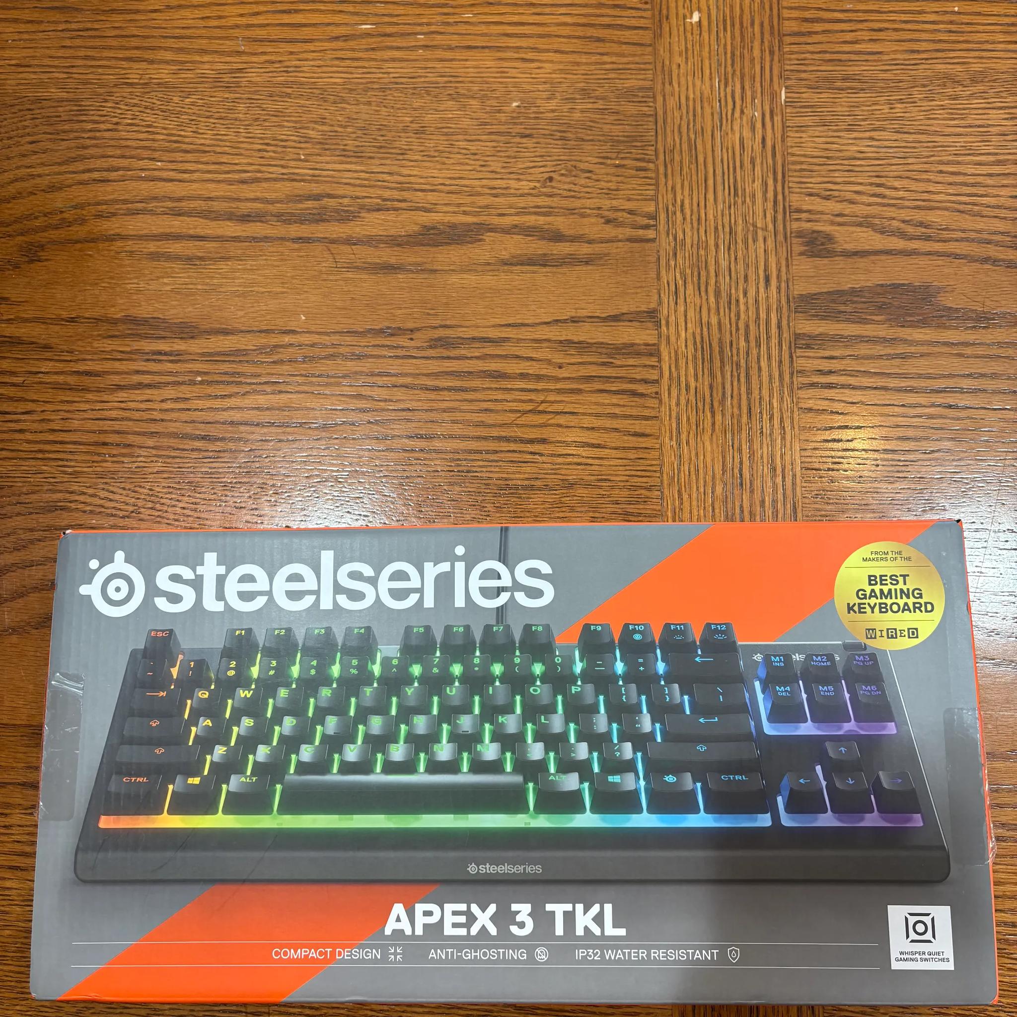 SteelSeries Apex 3 TKL RGB Gaming Keyboard