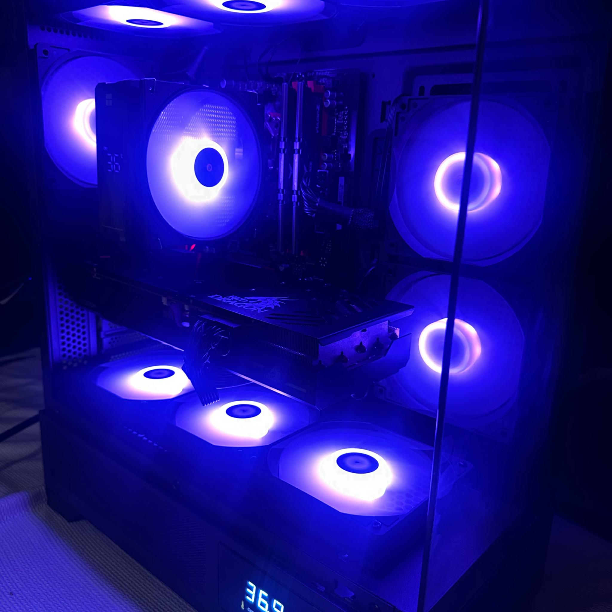 Custom Gaming PC | RX 6800 16gb (RTX 4070 Equivalent) | Ryzen 5 5600X | 32GB 3600MHz | 1TB SSD| ARGB