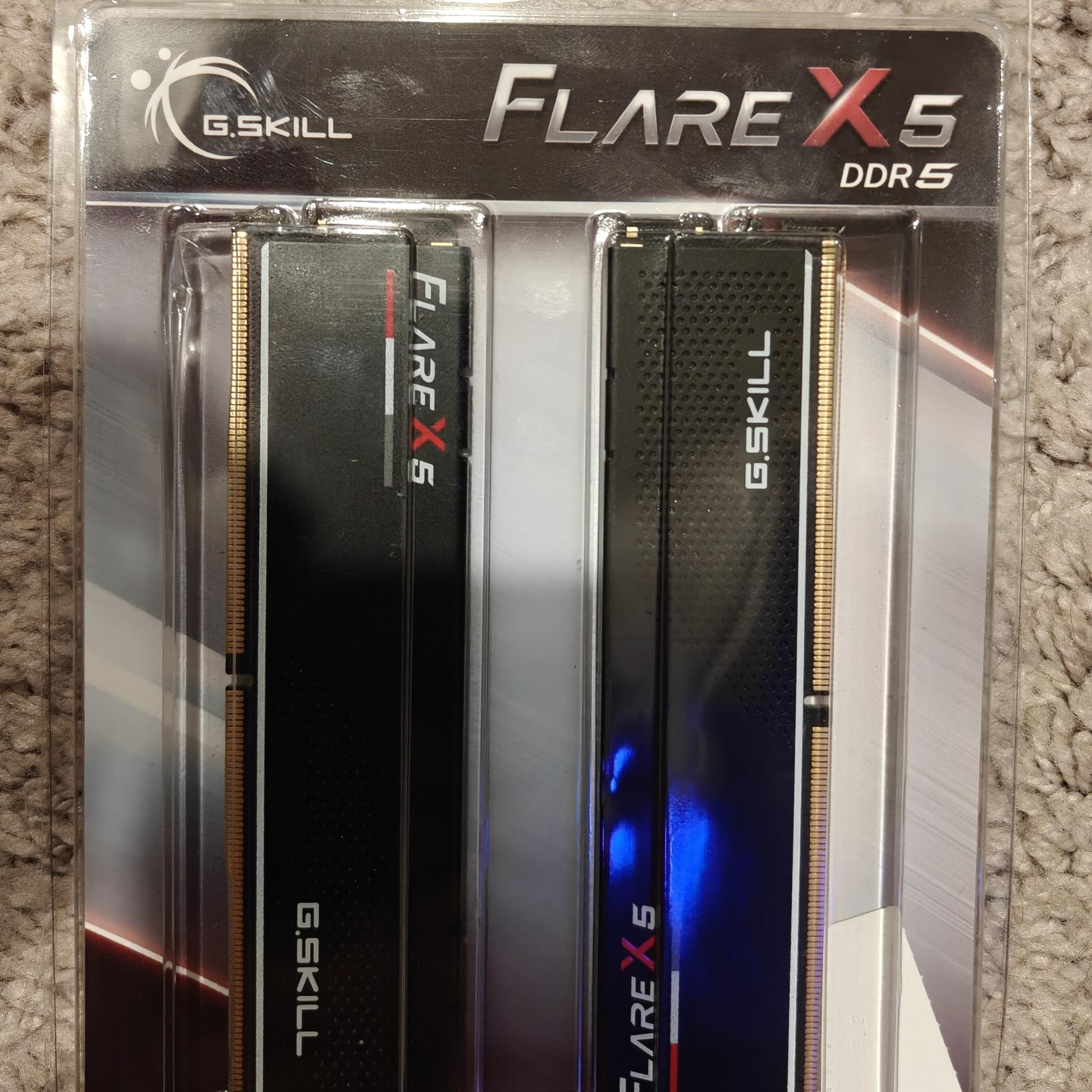 G.Skill DDR5 Xflare 16x2 32GB 5600mhz bundle