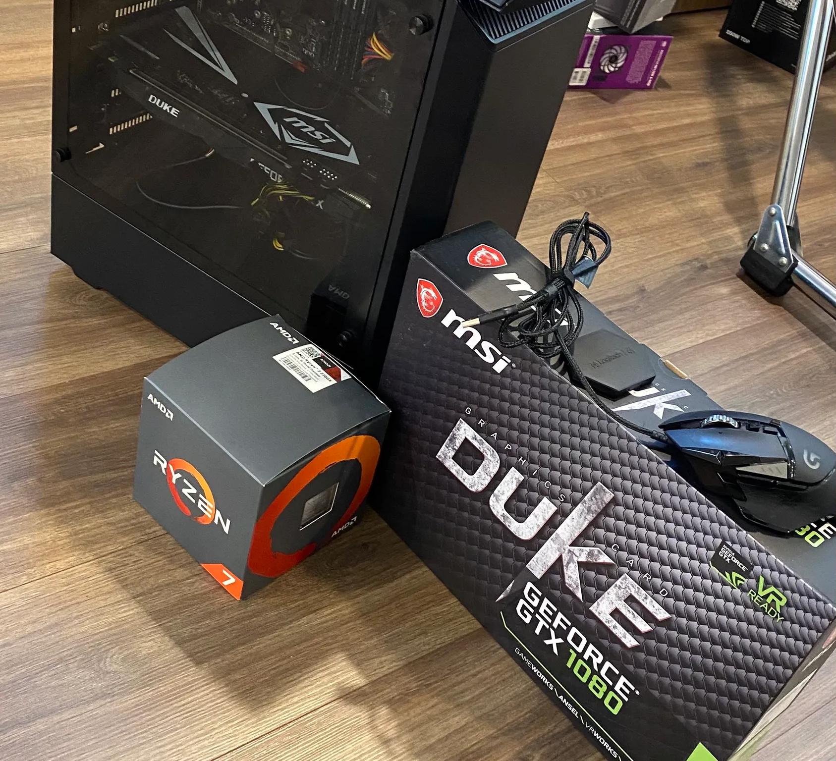 Gaming PC Custom | AMD Ryzen 7 2700X | Windows 11 | GTX 1080 | 32GB RAM