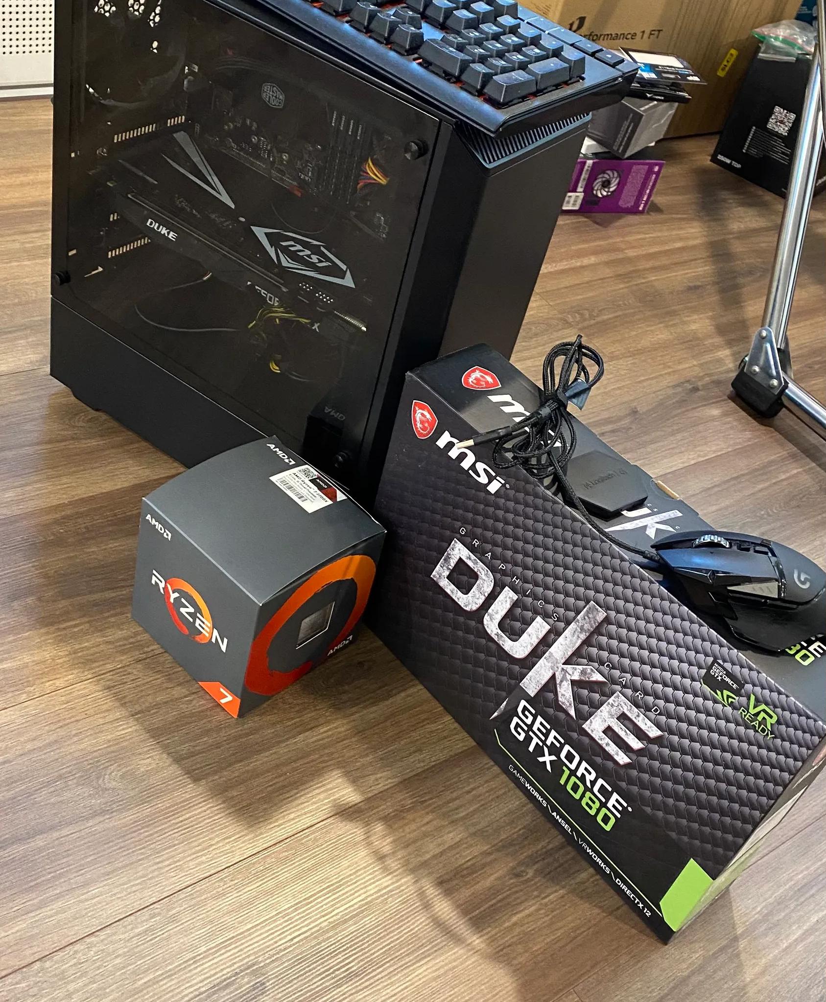Gaming PC Custom | AMD Ryzen 7 2700X | Windows 11 | GTX 1080 | 32GB RAM