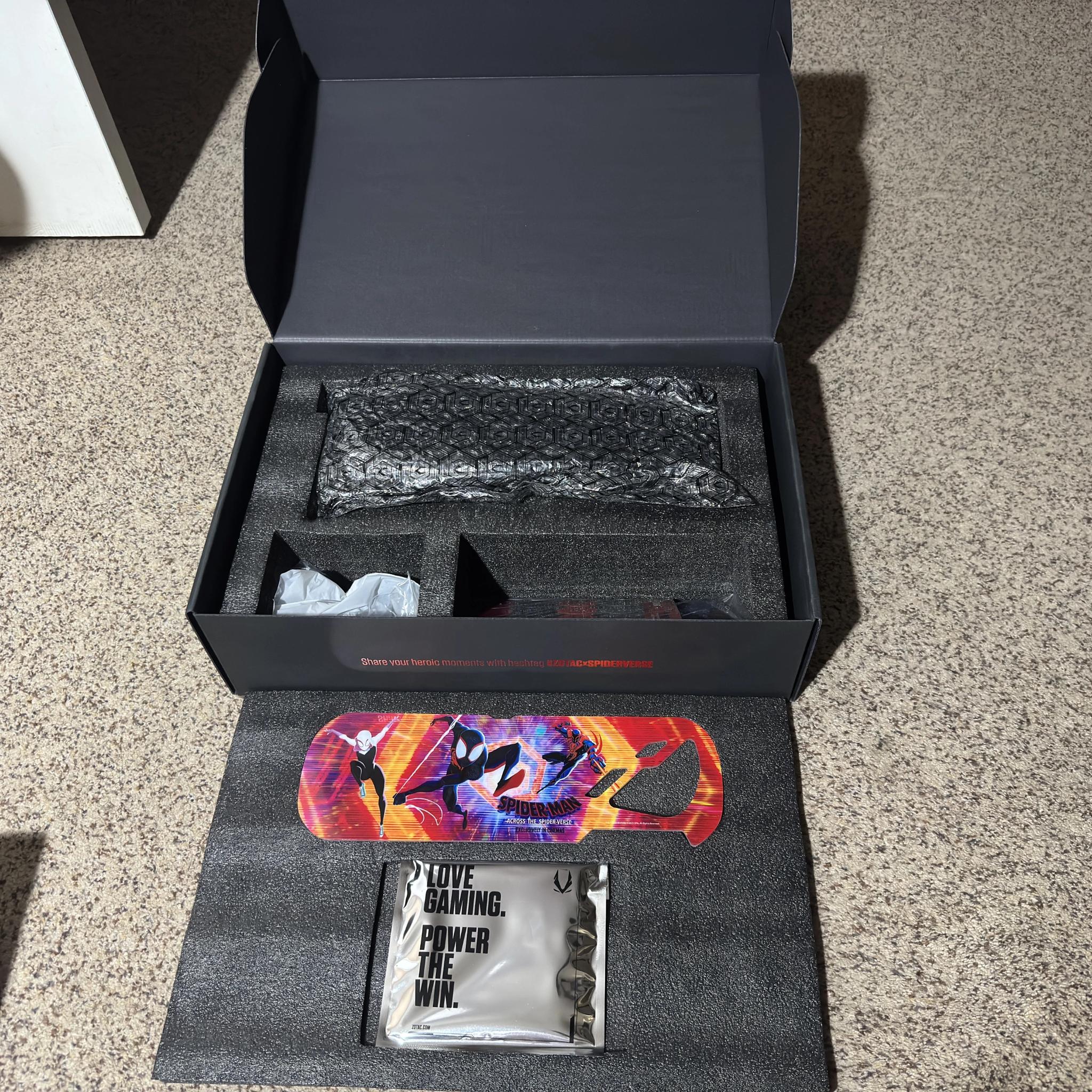 Spiderman Edition - ZOTAC GAMING GeForce RTX 4070 Ti AMP Extreme AIRO - OPEN BOX - Rare