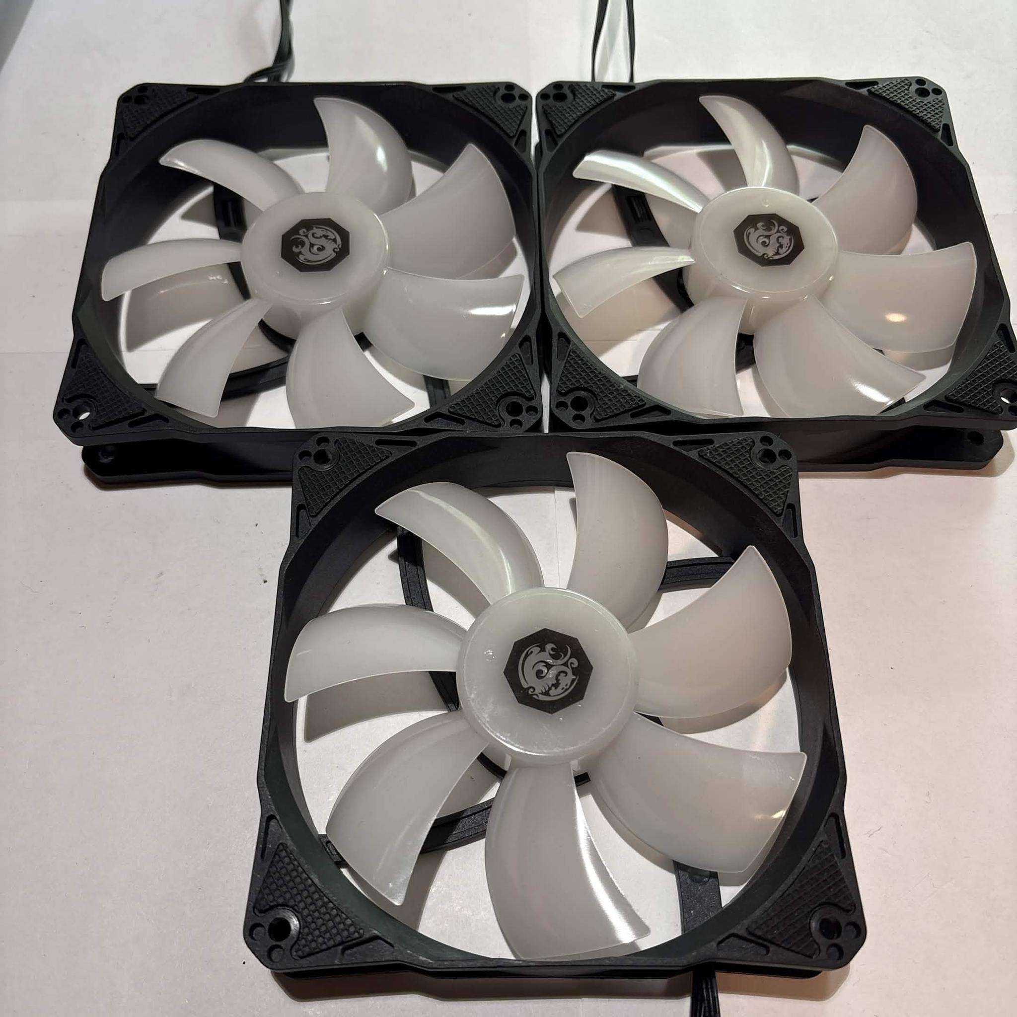 Bitspower Touchaqua 120mm PWM Case Fans - 3 Pack