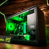 🌈🌲 NEON OAK 🌲🌈 Radeon RX 6750 XT Custom Gaming PC - Ryzen 5 5500