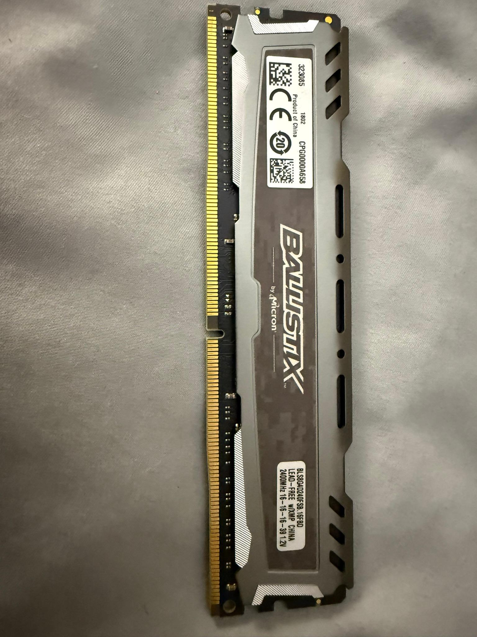 Ballistix Sport LT DDR4 2400 MT/s 16gb (2x8gb)