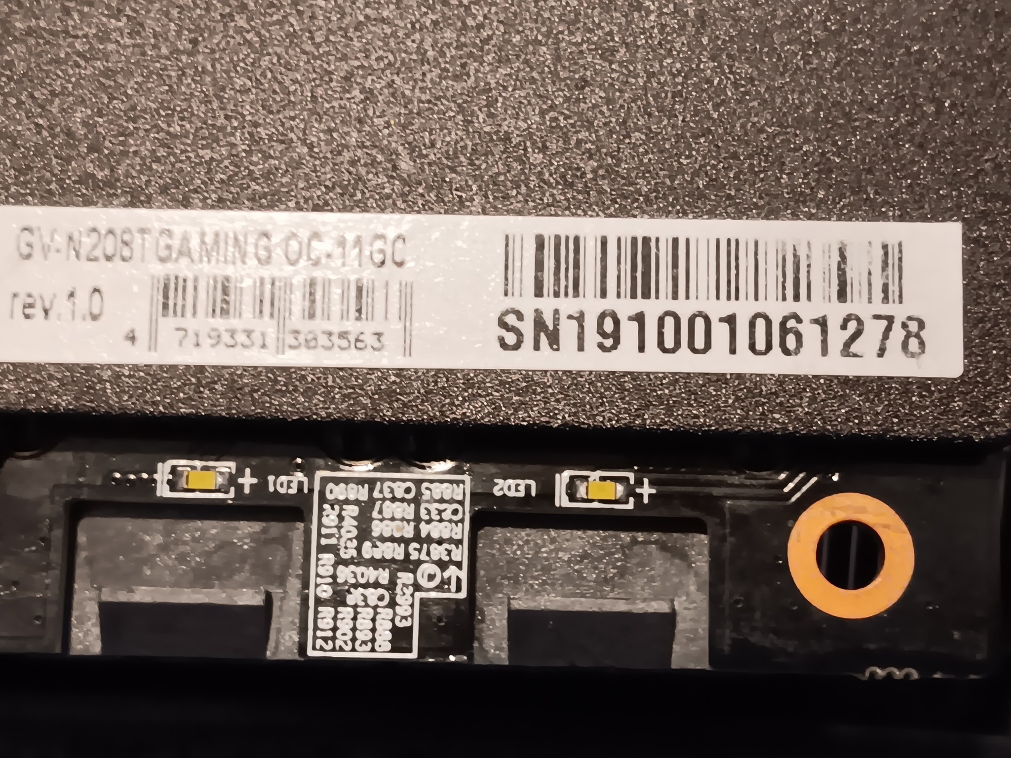 Gigabyte GeForce RTX 2080Ti Gaming OC 11GB GDDR6 RAM GPU