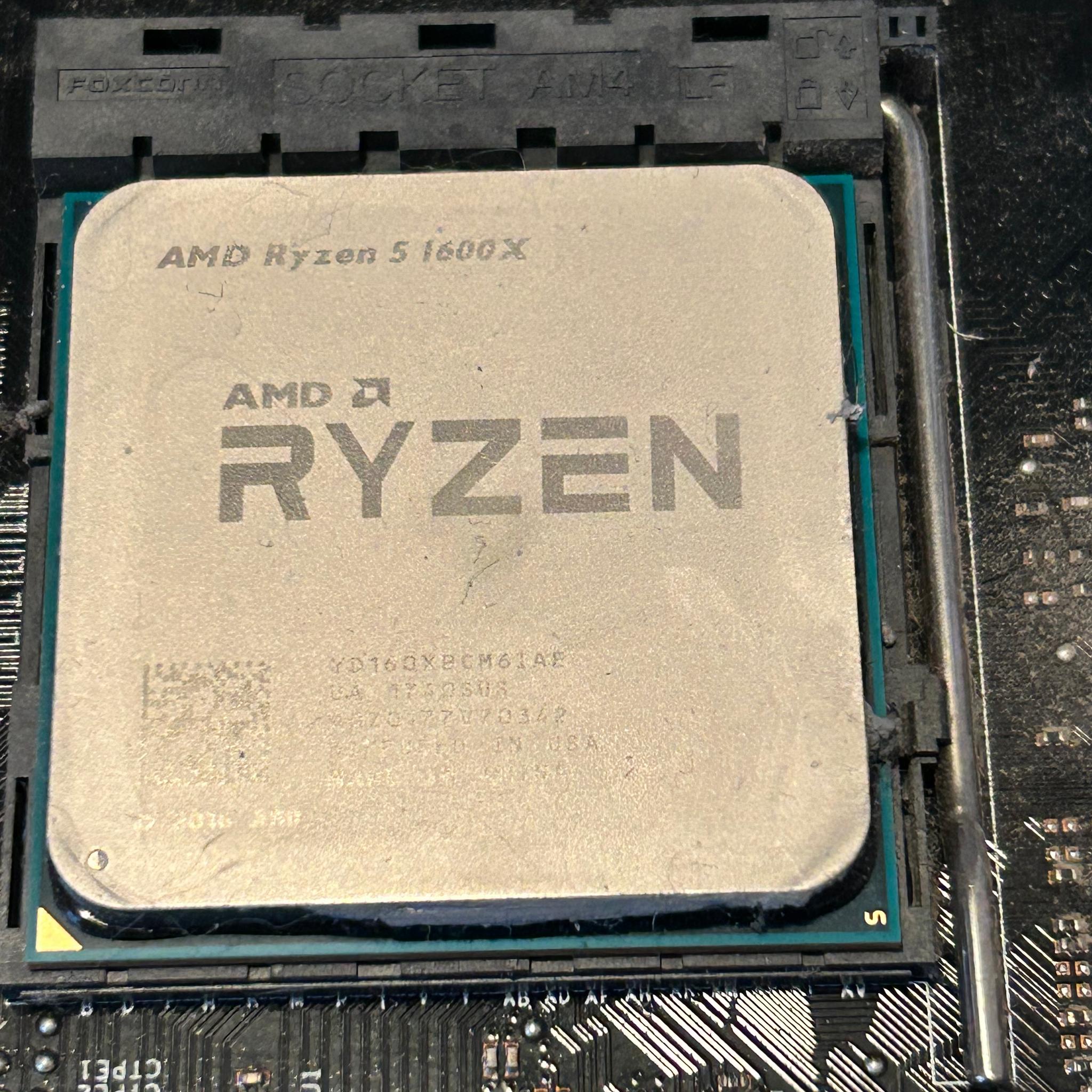 ASRock AB350 Pro 4 MB, Ryzen 5 1600x and tower cooler