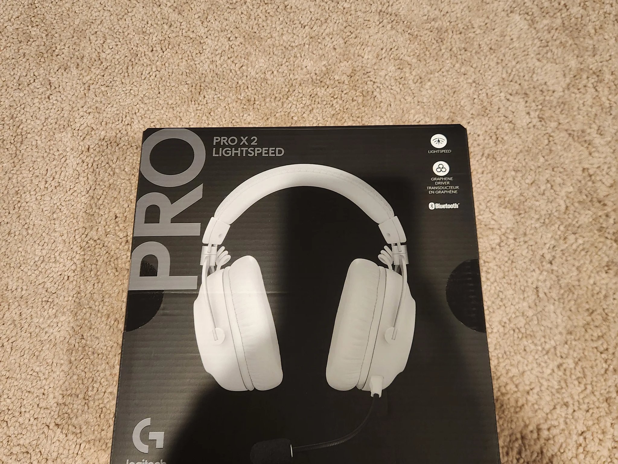 New White Logitech G Pro 2 Headset