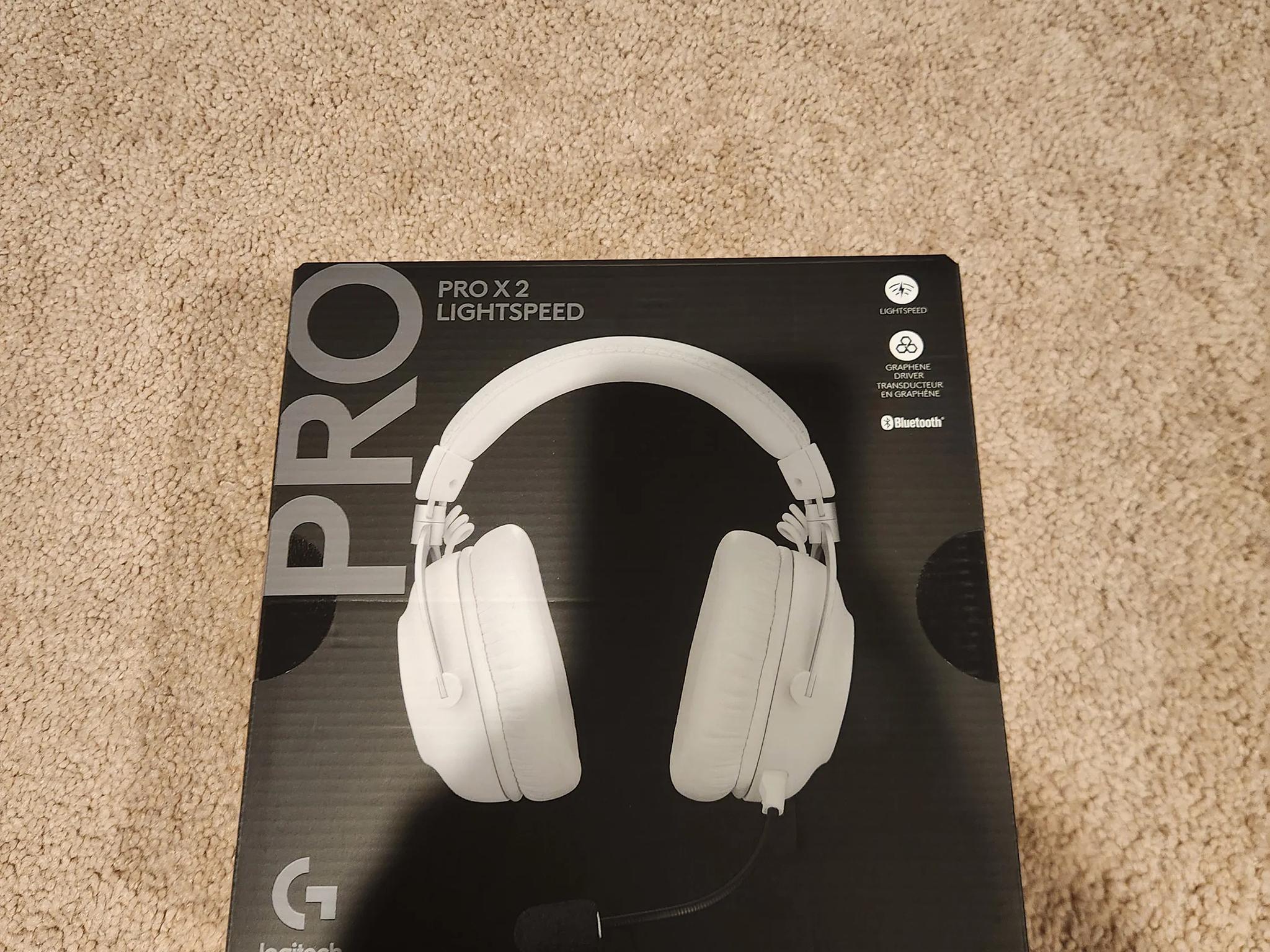 New White Logitech G Pro 2 Headset