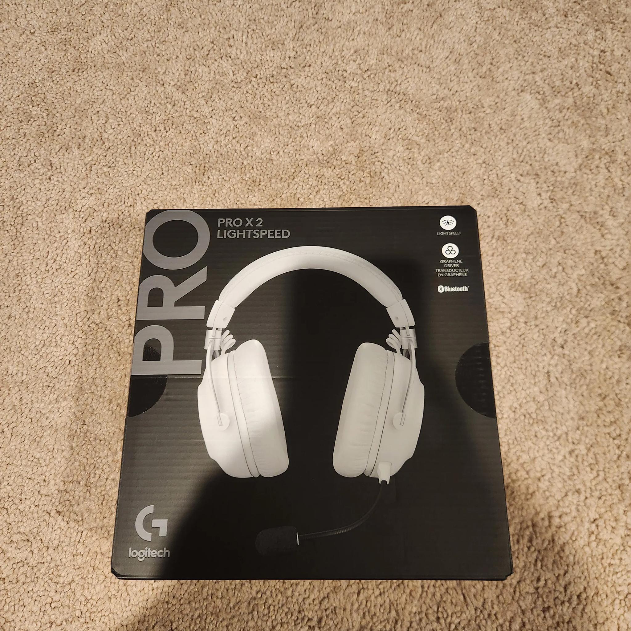 New White Logitech G Pro 2 Headset