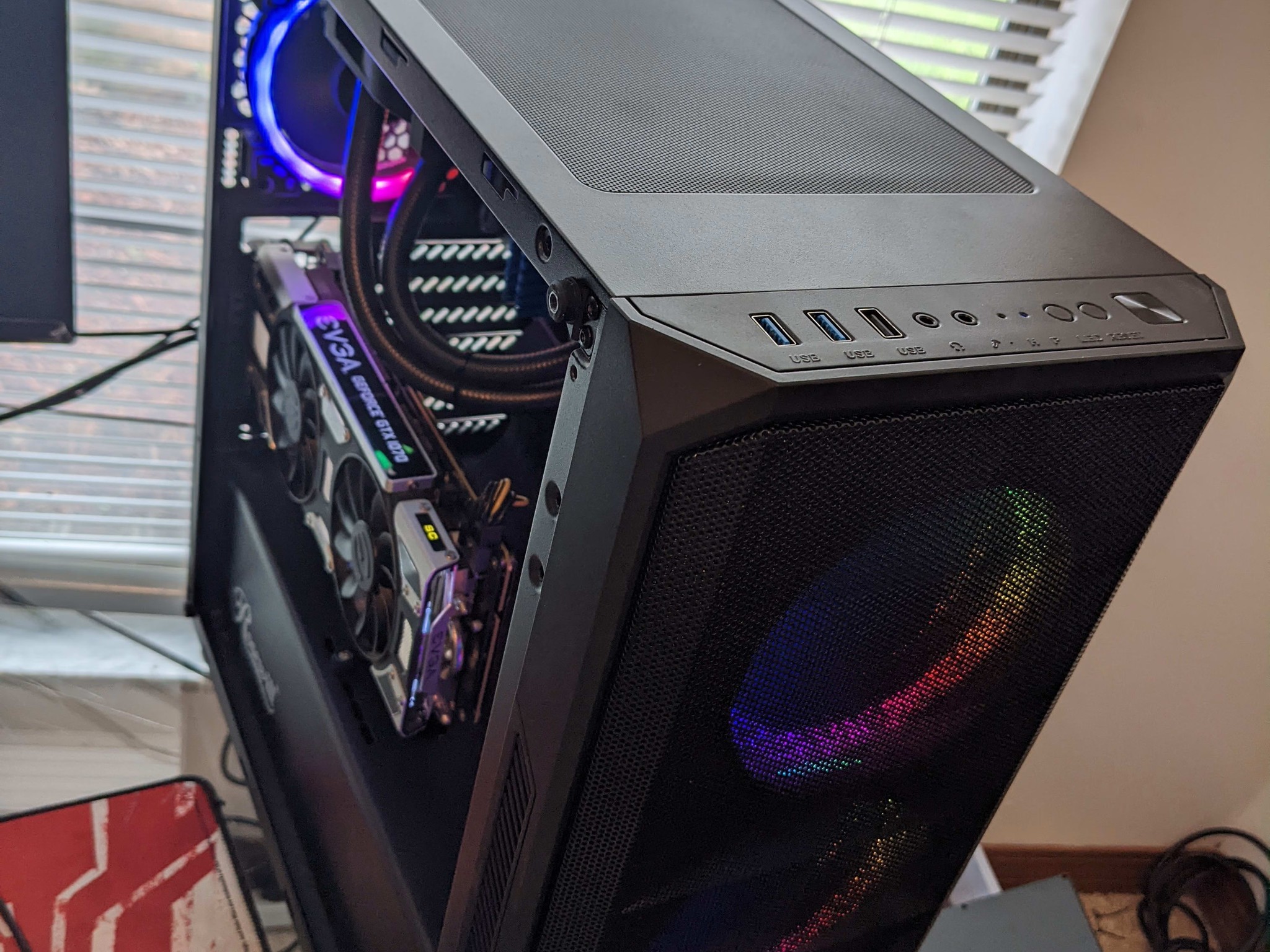 RGB High Performance PC - 32gb ram, i7 Extreme - AIO Water Cooled, w/ GTX 1070, SSD+SSHD, WiFi