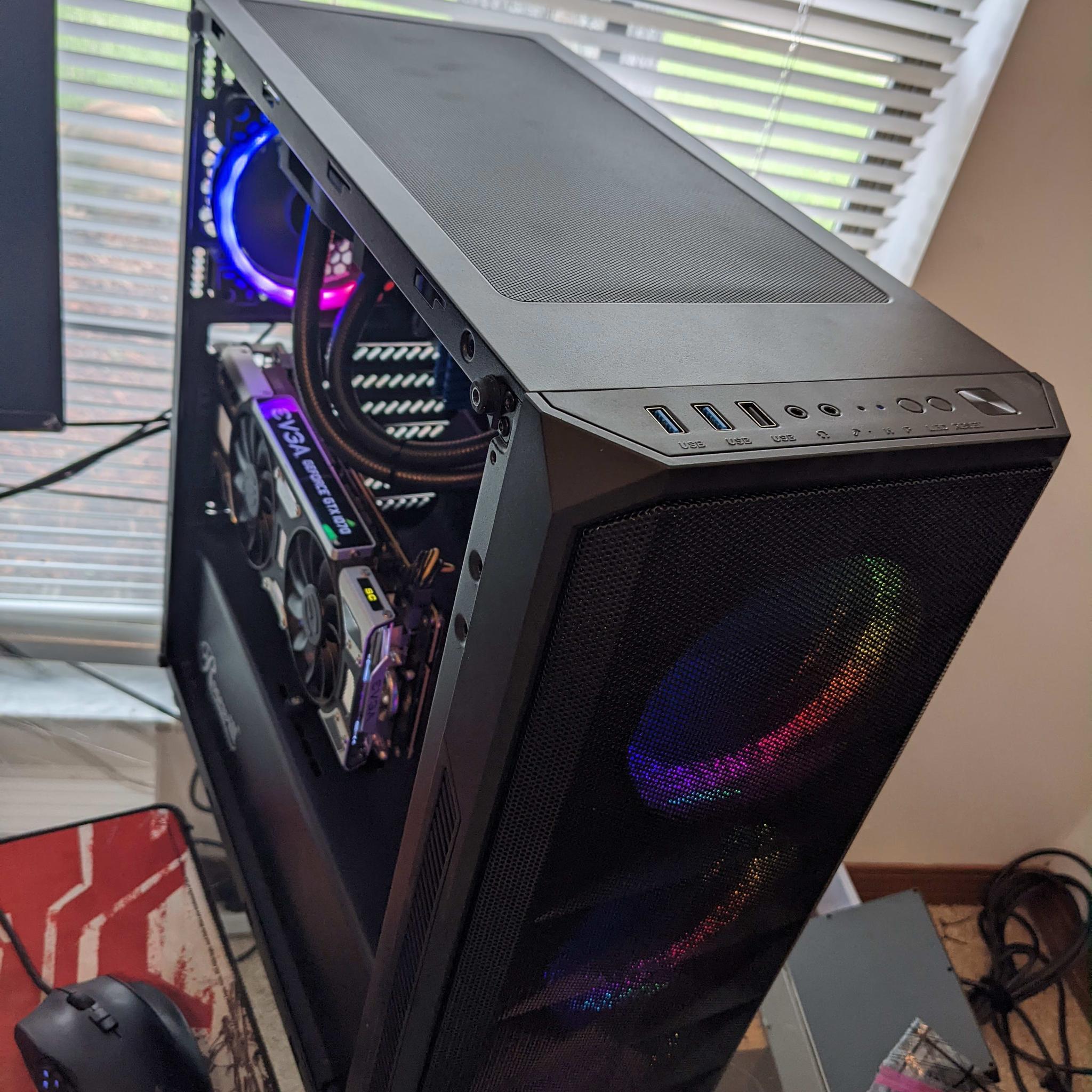 RGB High Performance PC - 32gb ram, i7 Extreme - AIO Water Cooled, w/ GTX 1070, SSD+SSHD, WiFi