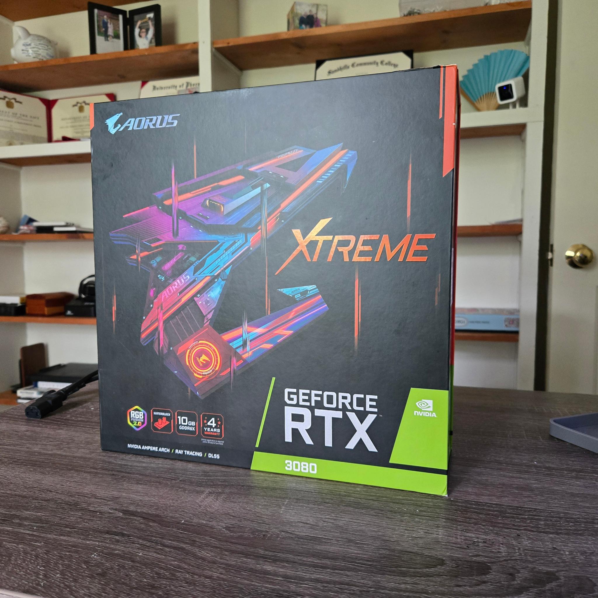 Gigabyte Aorus Xtreme Waterforce RTX 3080 10GB !!Needs custom loop!!