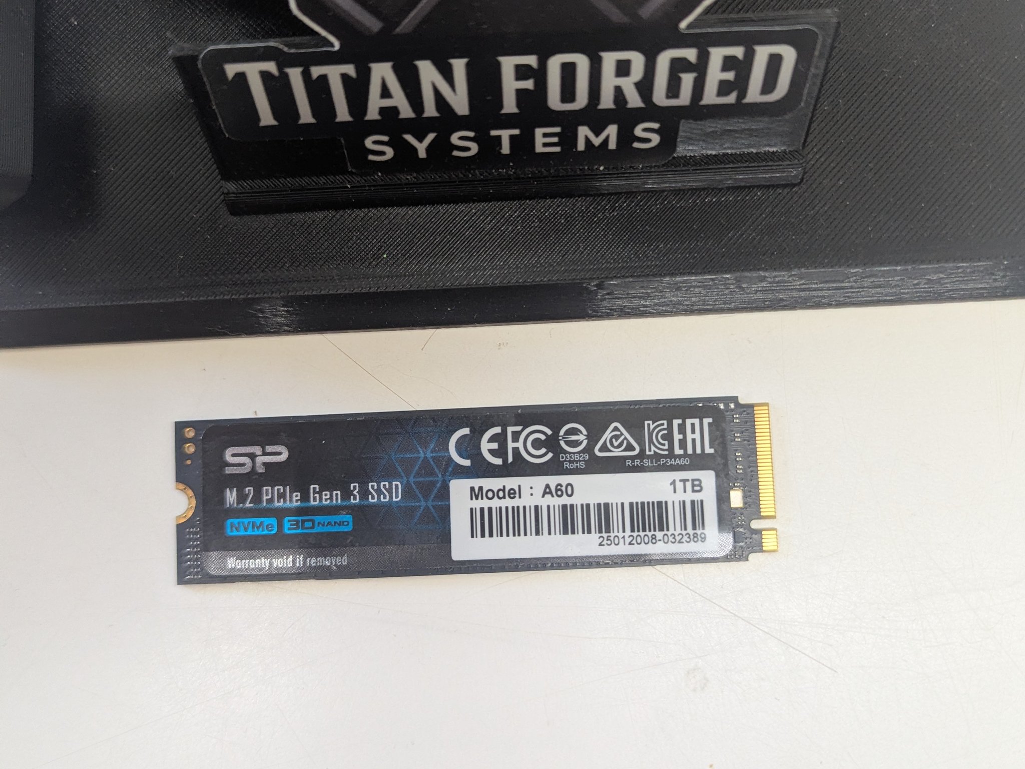 🔹 1TB NVMe M.2 PCIe Gen 3 SSD Silicon Power A60