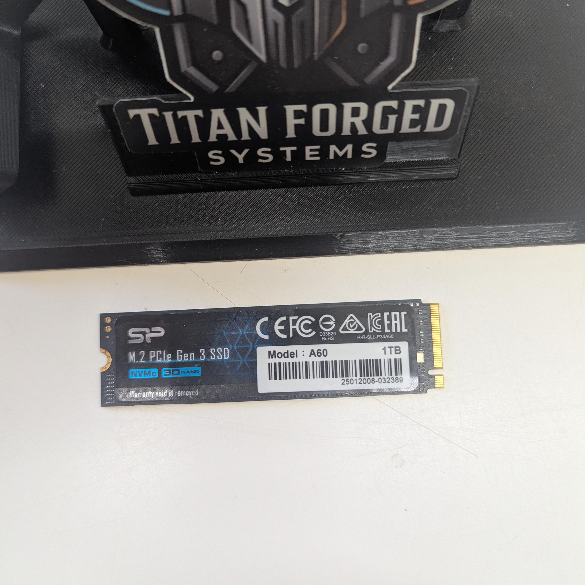 🔹 1TB NVMe M.2 PCIe Gen 3 SSD Silicon Power A60