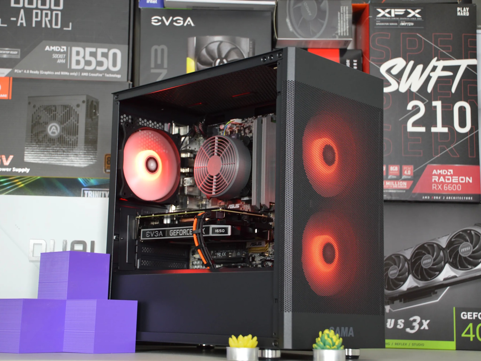 ⚫VALUE PC🟠| GTX 1650 4GB | INTEL i5 7500 | 16GB DDR4 RAM | 512GB SATA SSD | Midnight Orange |