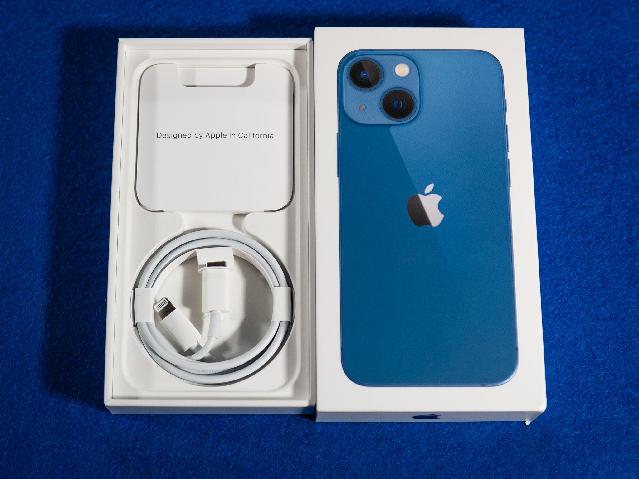 Apple iPhone 13 mini - 128 GB - Blue (Verizon) with Cases and Screen Protectors