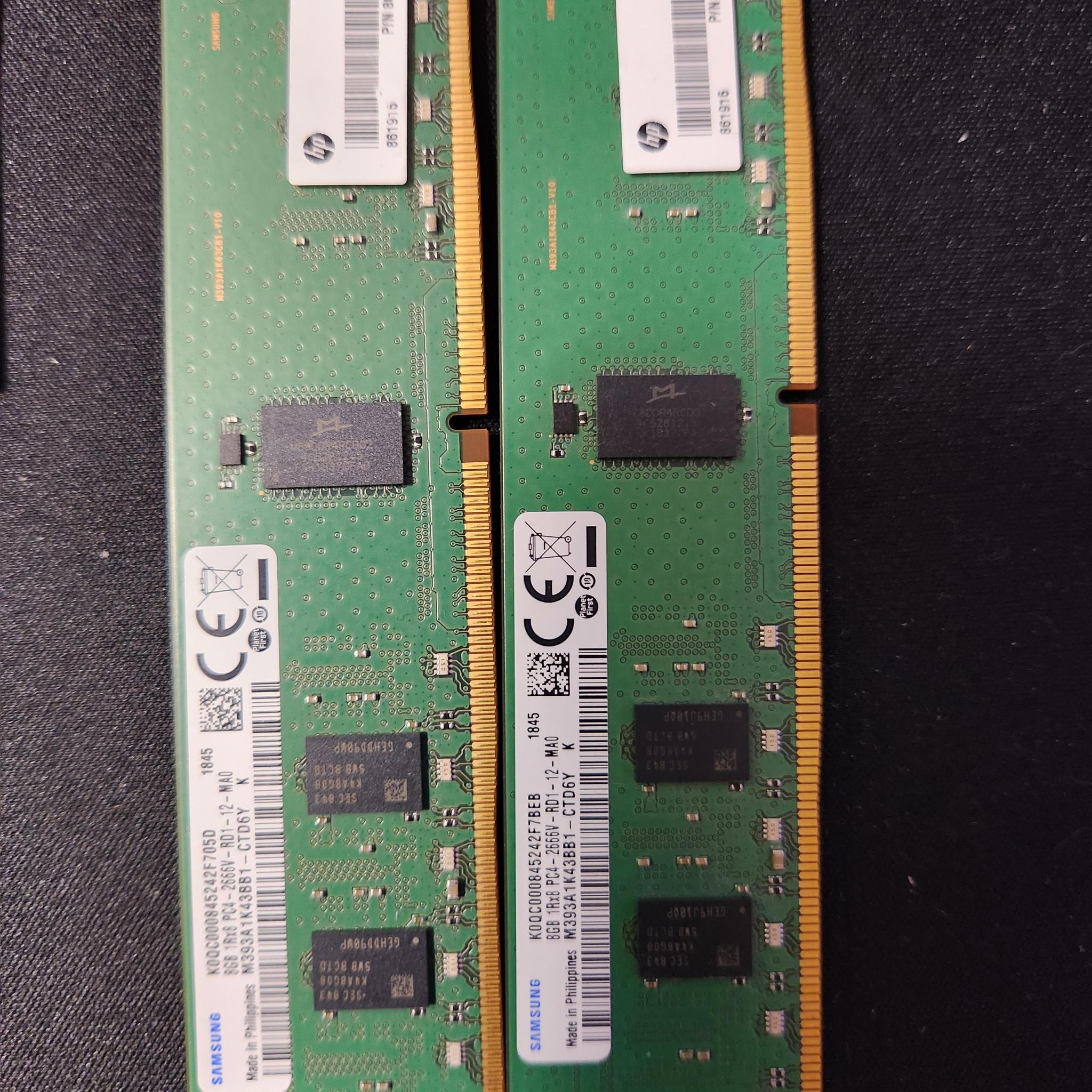 14 Sticks of DDR4 Ram "Not Working"