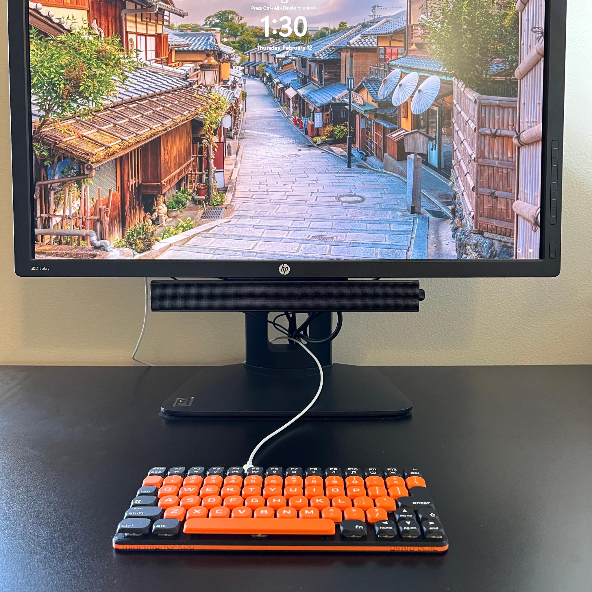 Low Profile 74-key Wired Mechanical Keyboard • Hot Swappable, Hand Assembled, Gaming, Travel, USB-C