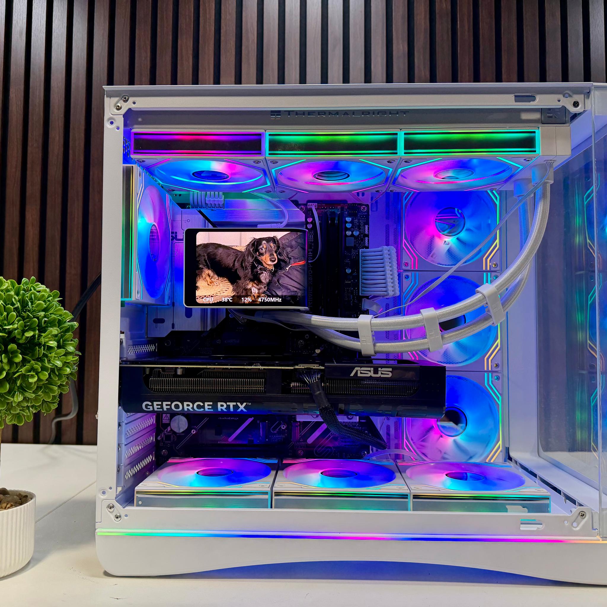 RTX 5080 | Ryzen 9800X3D | 32GB DDR5 | 2TB M.2 | 1000 Watt Gold PSU | LCD AIO