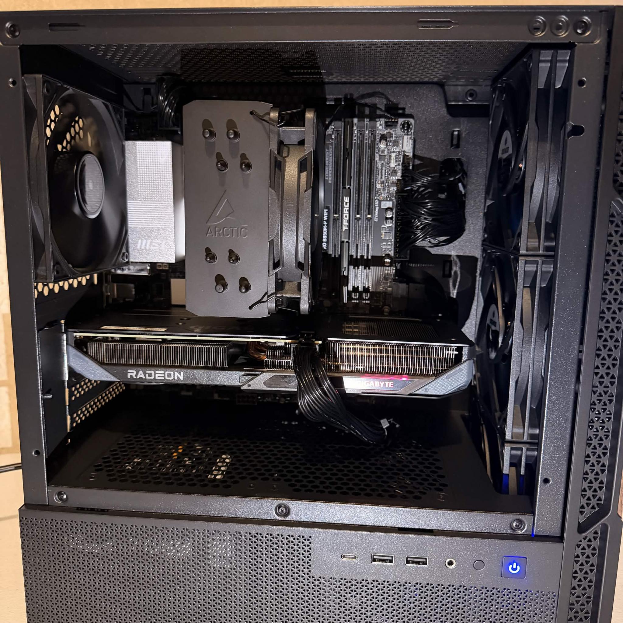 Radeon RX 9060 XT 16GB Custom Gaming PC - Ryzen 5 7500F, 16GB RAM