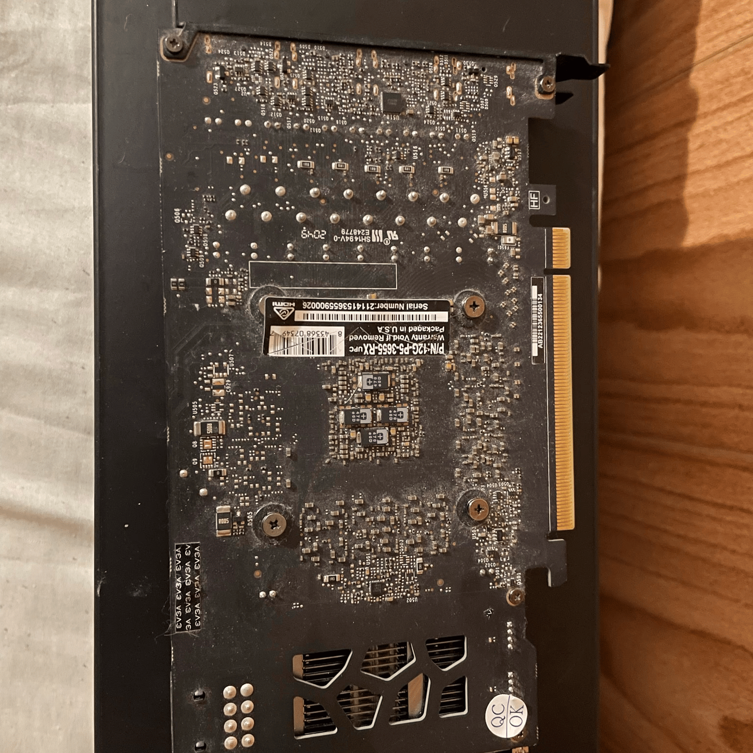 (NOT TI) EVGA GeForce RTX 3060 XC BLACK GAMING 12GB 12G-P5-3655-RX