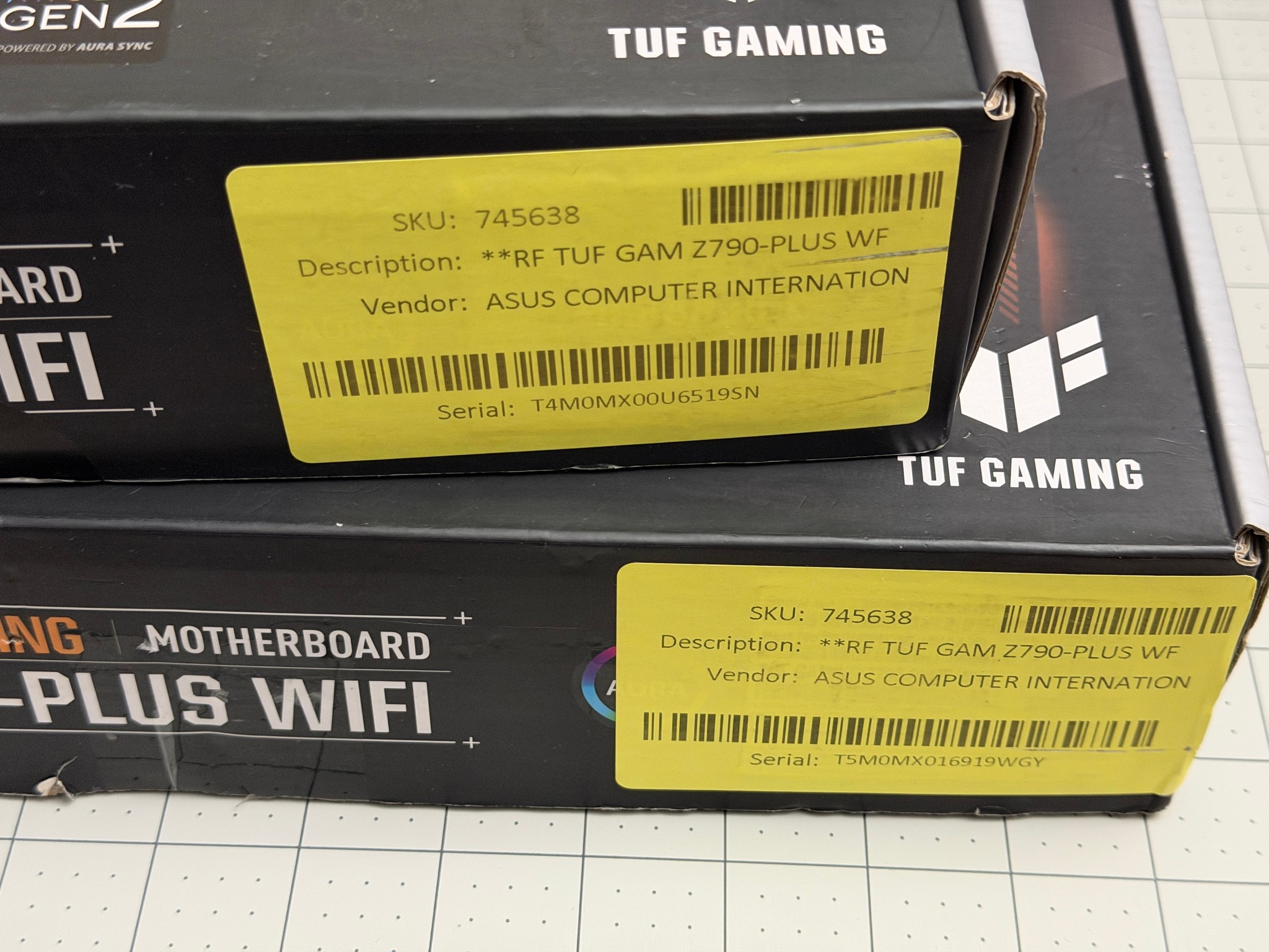 ASUS TUF GAMING Z790-PLUS WIFI — Lot of 2