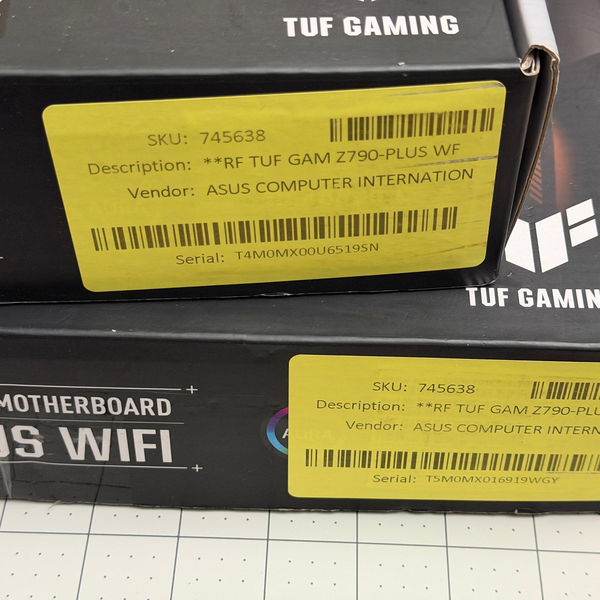 ASUS TUF GAMING Z790-PLUS WIFI — Lot of 2