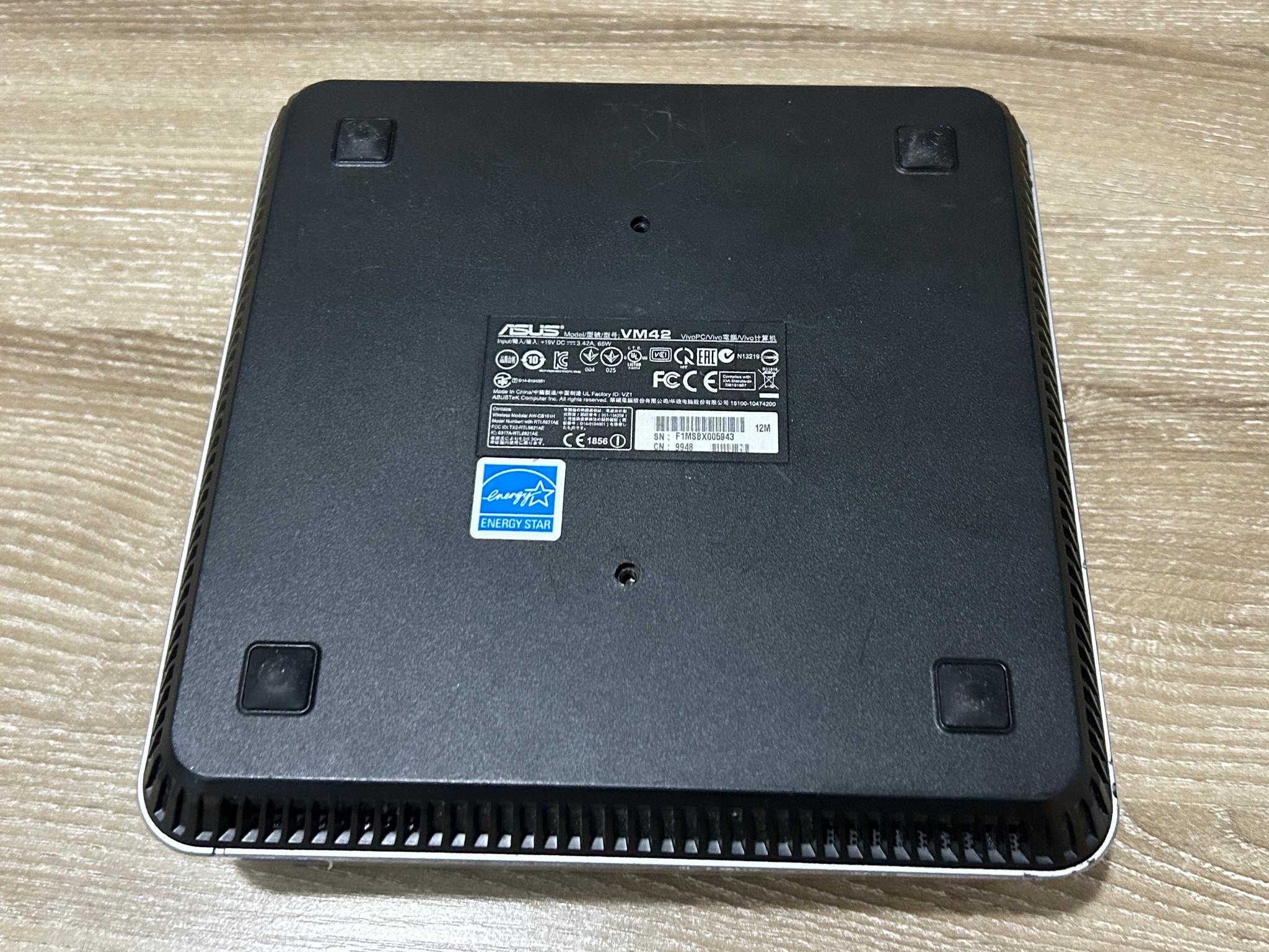 ASUS VM42 Vivo PC CPU CELERON 2957U 1.40GHz RAM Windows 11